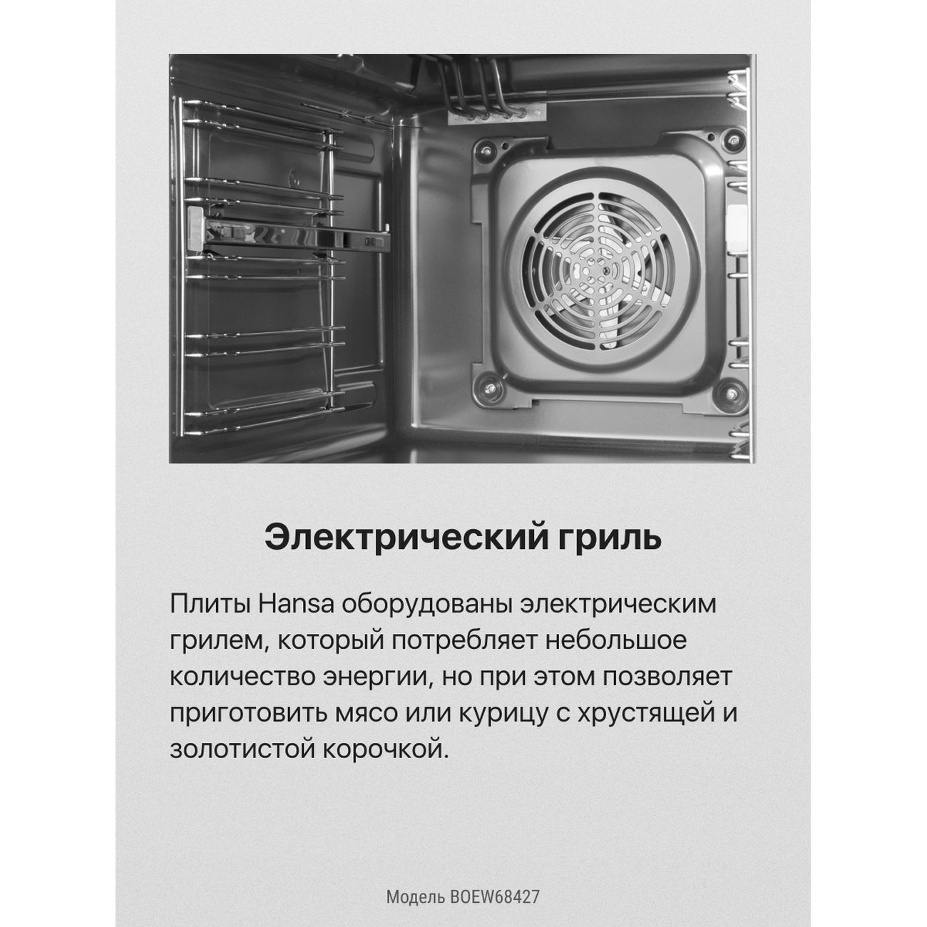 Купить Электрический духовой шкаф Hansa BOEW68427 в каталоге интернет  магазина М.Видео по выгодной цене с доставкой, отзывы, фотографии - Москва