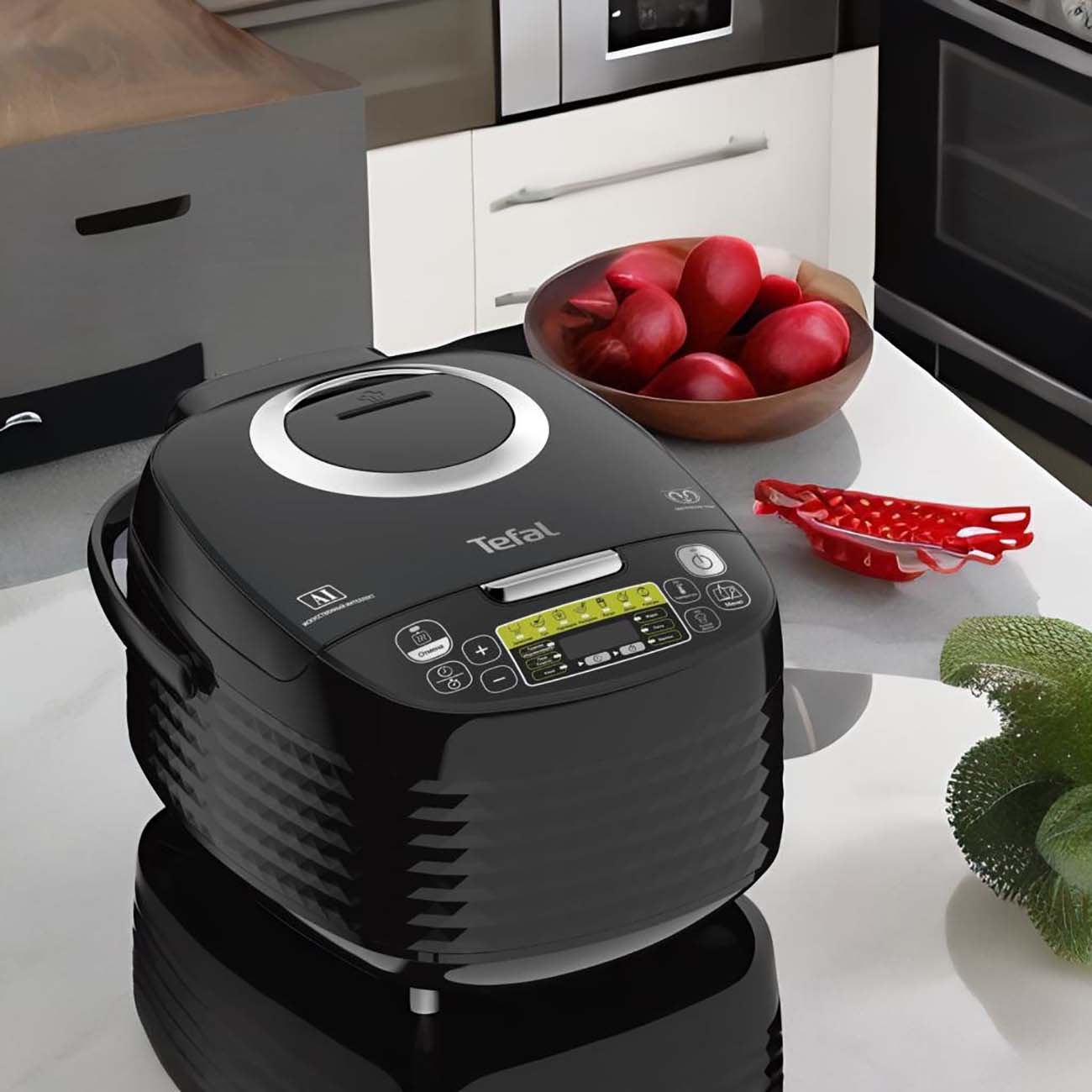 Купить Мультиварка Tefal Effectual RK745832 со сферической чашей в каталоге  интернет магазина М.Видео по выгодной цене с доставкой, отзывы, фотографии  - Москва