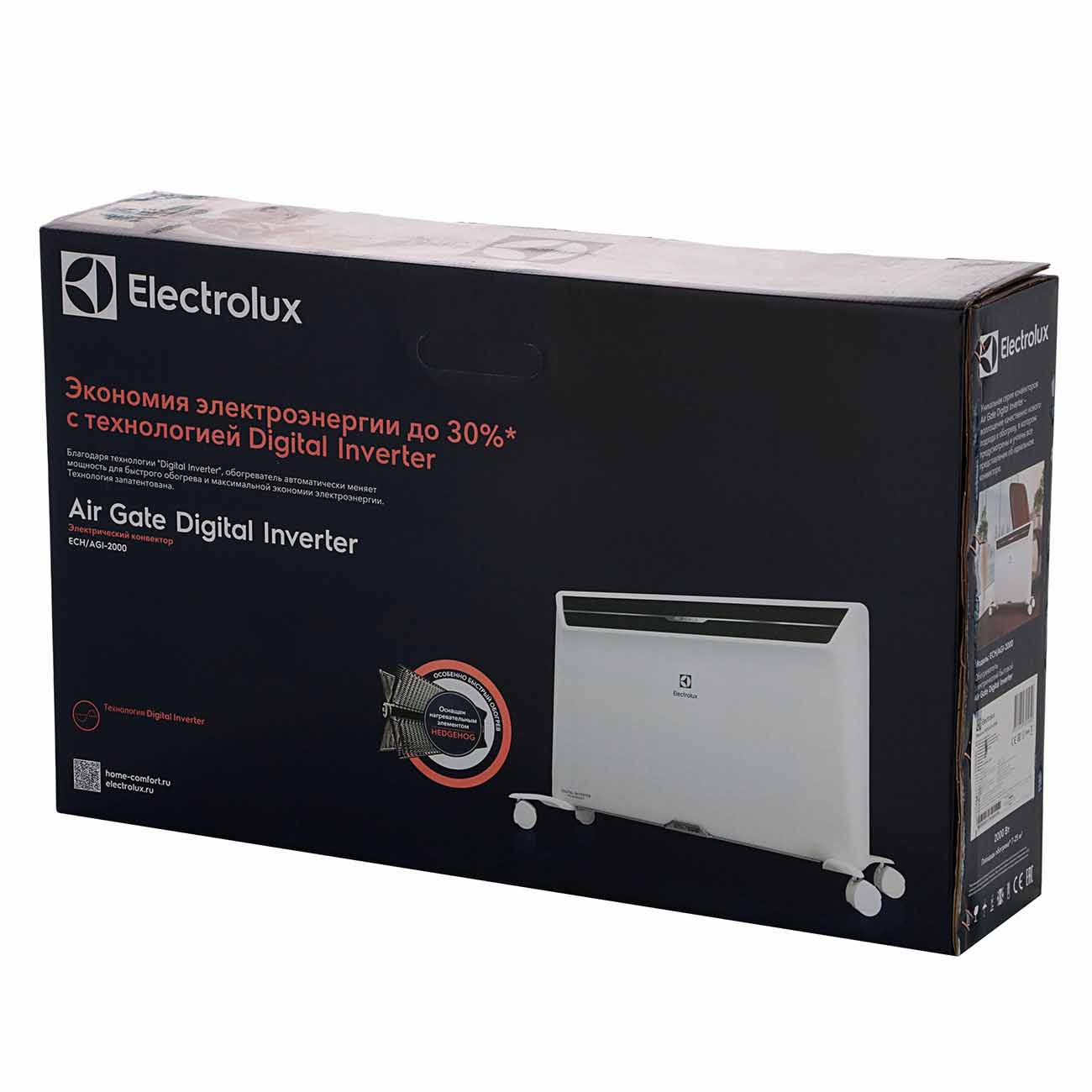 Купить Конвектор Electrolux Air Gate Digital Inverter ECH/AGI-2000 в  каталоге интернет магазина М.Видео по выгодной цене с доставкой, отзывы,  фотографии - Москва