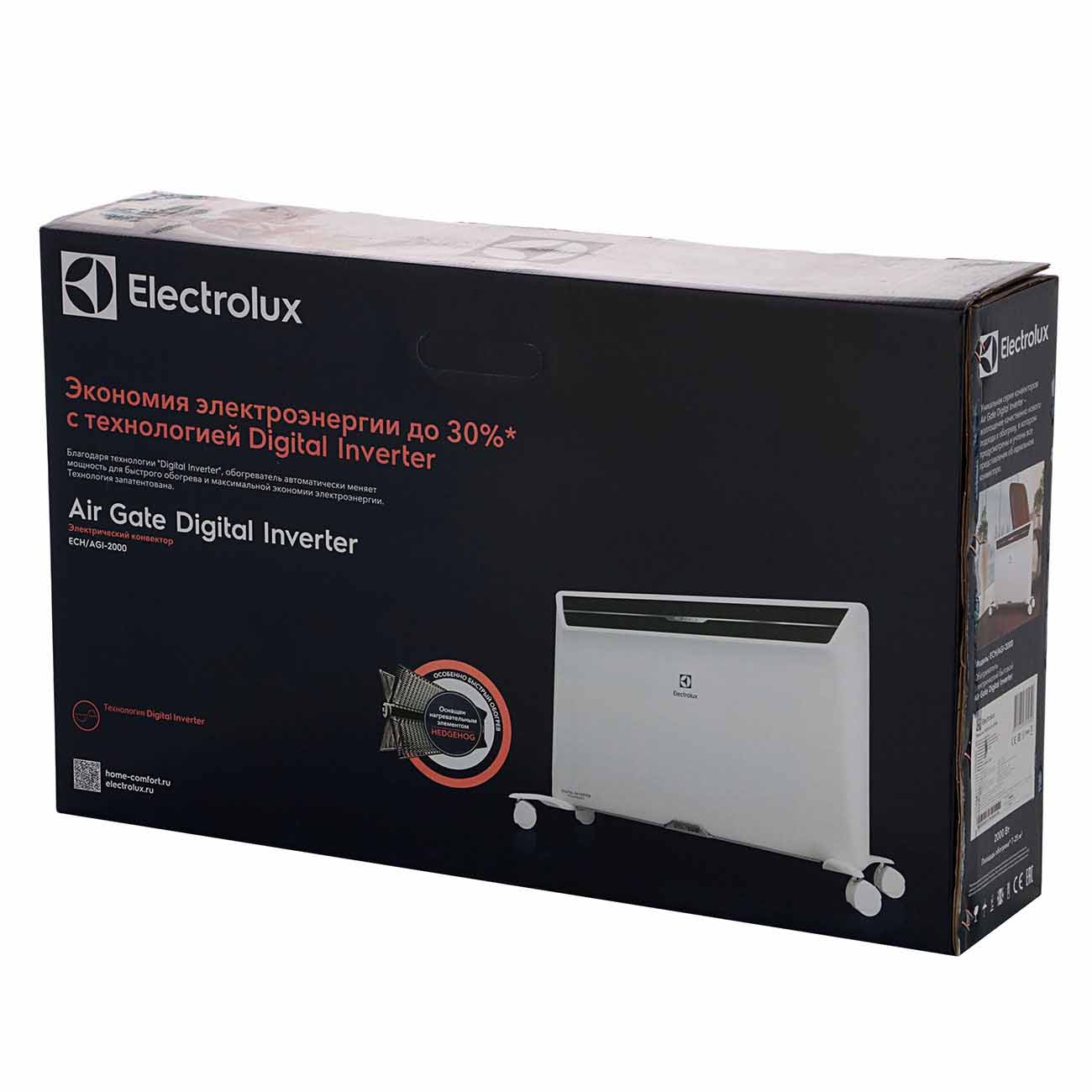 Купить Конвектор Electrolux Air Gate Digital Inverter ECH/AGI-1500 в  каталоге интернет магазина М.Видео по выгодной цене с доставкой, отзывы,  фотографии - Москва