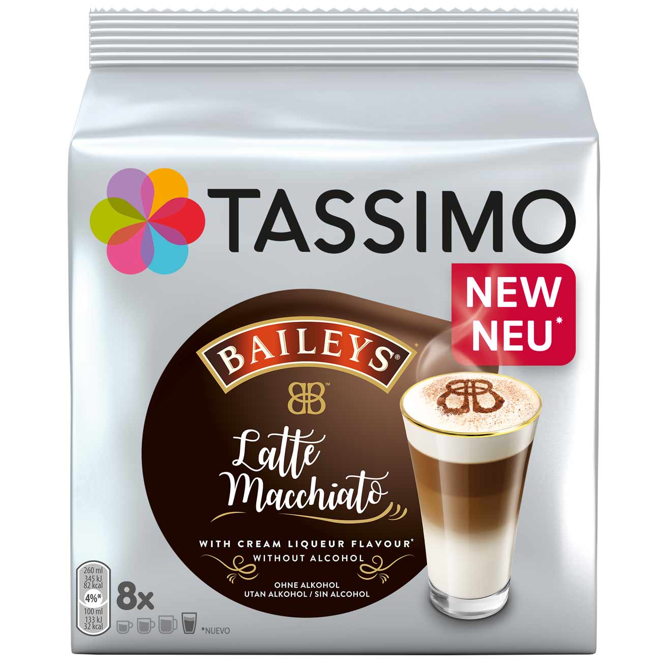 Купить Кофе в капсулах Tassimo Baileys Латте Макиато в каталоге интернет  магазина М.Видео по выгодной цене с доставкой, отзывы, фотографии - Москва