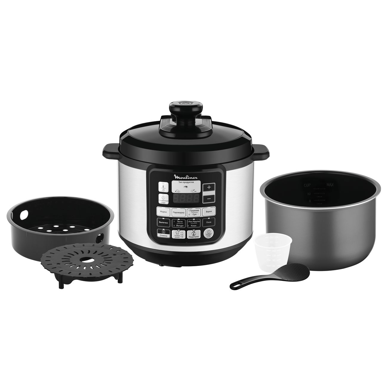 Мультиварка-скороварка Moulinex Fastcooker CЕ620D32 - отзывы покупателей и  владельцев | М.Видео - Москва