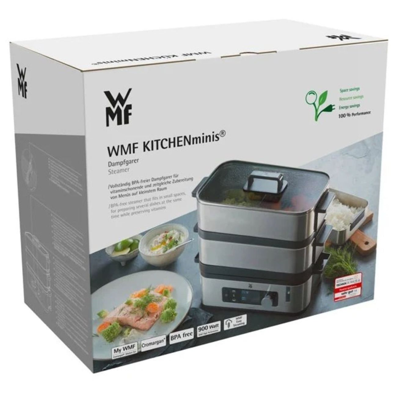 Купить Пароварка WMF KITCHENminis Stainless Steel 0415090711 в каталоге  интернет магазина М.Видео по выгодной цене с доставкой, отзывы, фотографии  - Москва