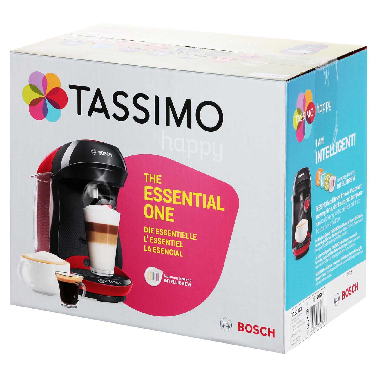 Купить Кофеварка капсульная Bosch Tassimo HAPPY TAS1003 в каталоге интернет  магазина М.Видео по выгодной цене с доставкой, отзывы, фотографии - Москва