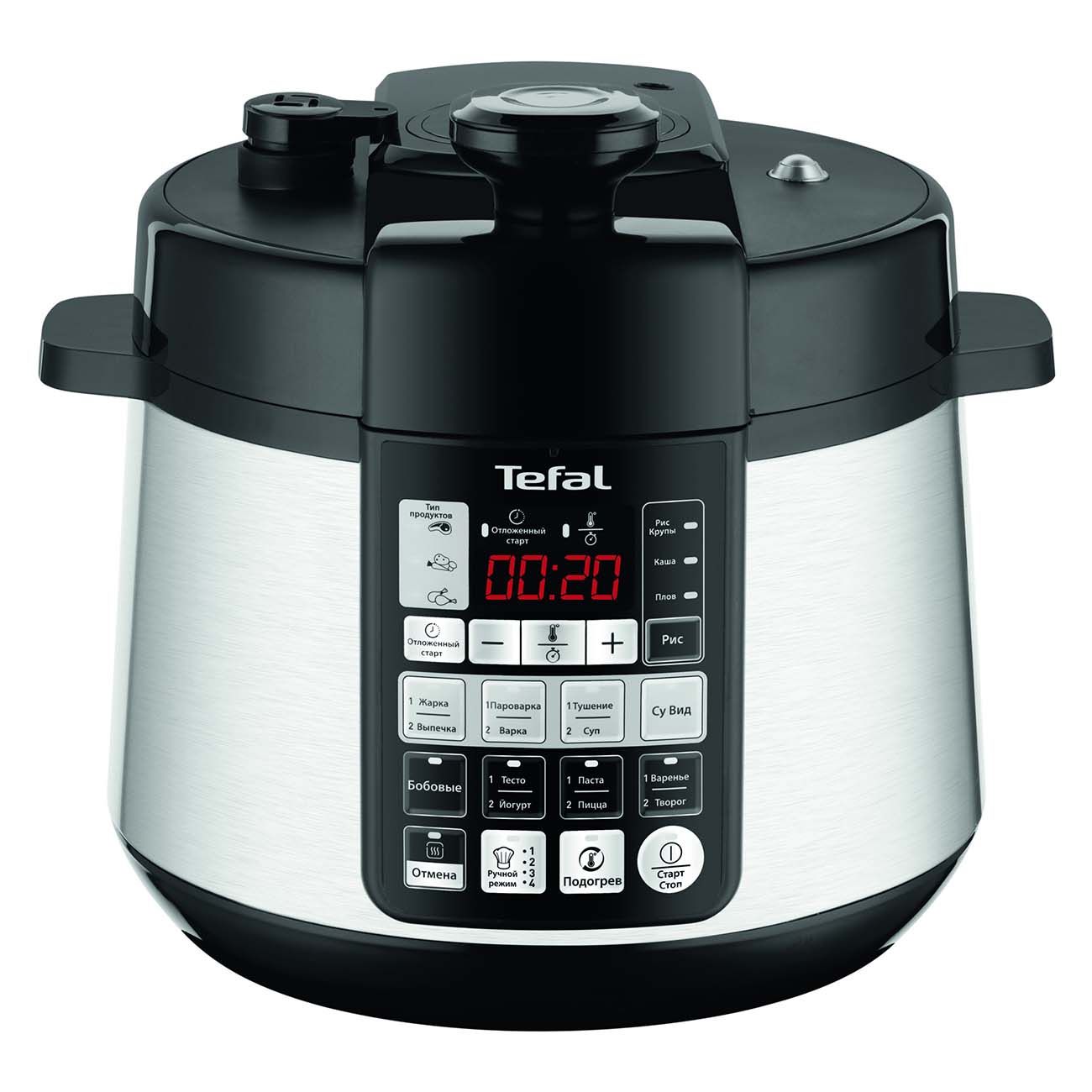 Купить Мультиварка-скороварка Tefal CY621D32 со сферической чашей в  каталоге интернет магазина М.Видео по выгодной цене с доставкой, отзывы,  фотографии - Москва