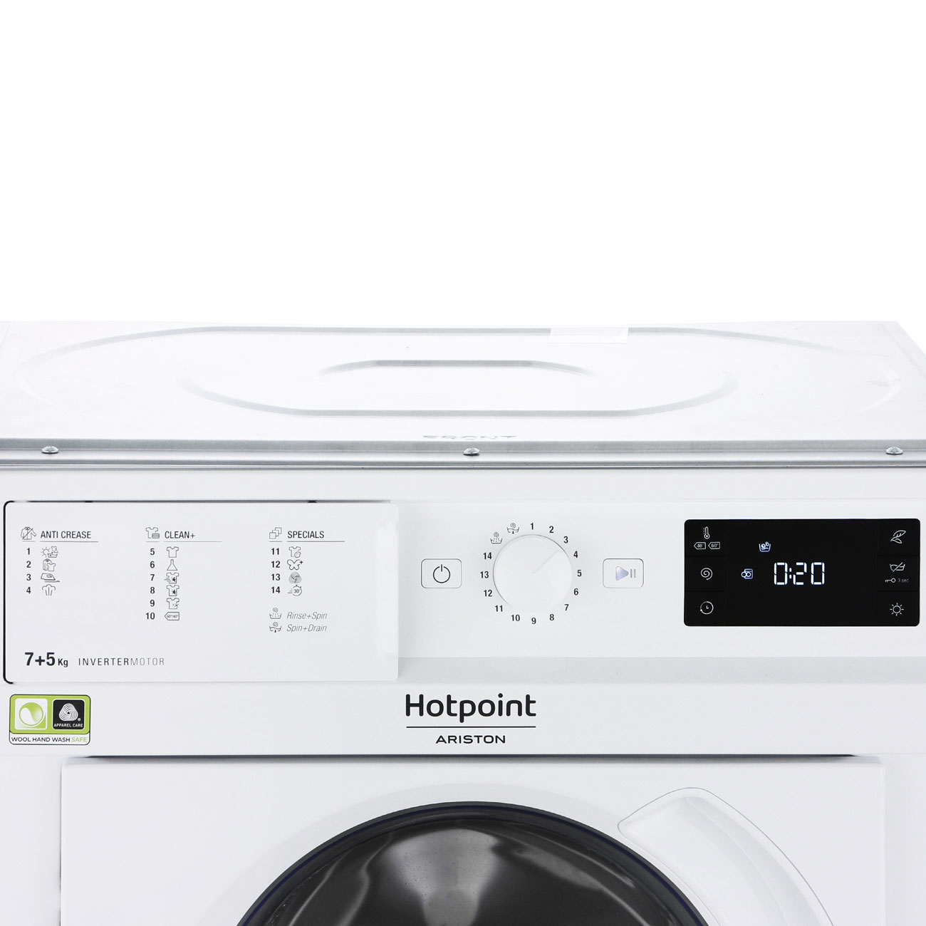 Купить Встраиваемая стиральная машина Hotpoint-Ariston BI WDHG 75148 EU в  каталоге интернет магазина М.Видео по выгодной цене с доставкой, отзывы,  фотографии - Москва