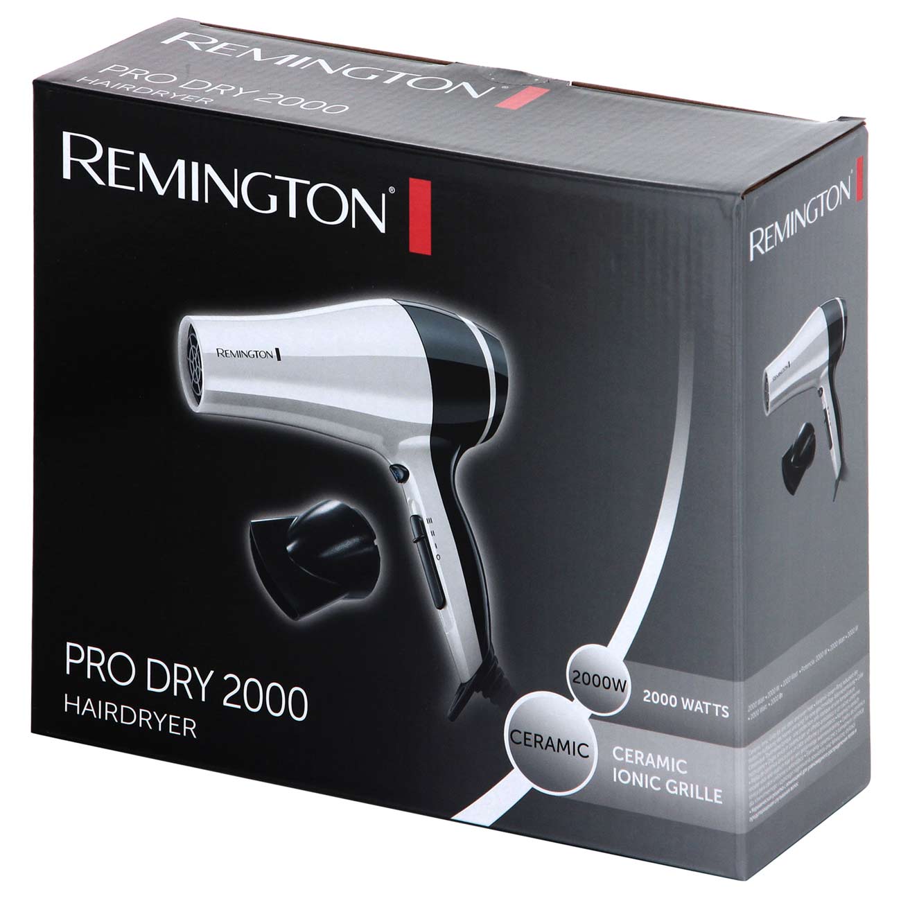 Купить Фен Remington D3080W (Pro Dry 2000 Dryer) в каталоге интернет  магазина М.Видео по выгодной цене с доставкой, отзывы, фотографии - Москва