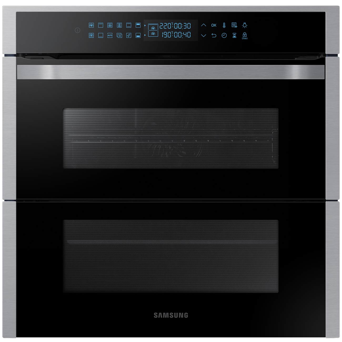 Купить Электрический духовой шкаф Samsung NV75N7646RS Dual Cook Flex в  каталоге интернет магазина М.Видео по выгодной цене с доставкой, отзывы,  фотографии - Москва