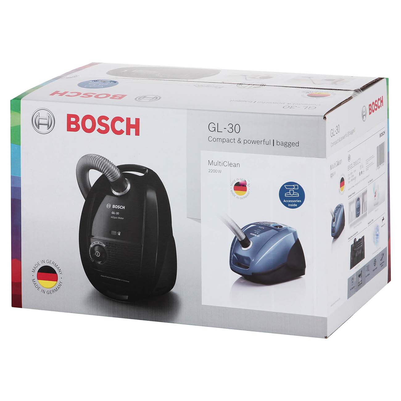 Купить Пылесос с пылесборником Bosch GL-30 BSGL3MULT2 в каталоге интернет  магазина М.Видео по выгодной цене с доставкой, отзывы, фотографии - Москва