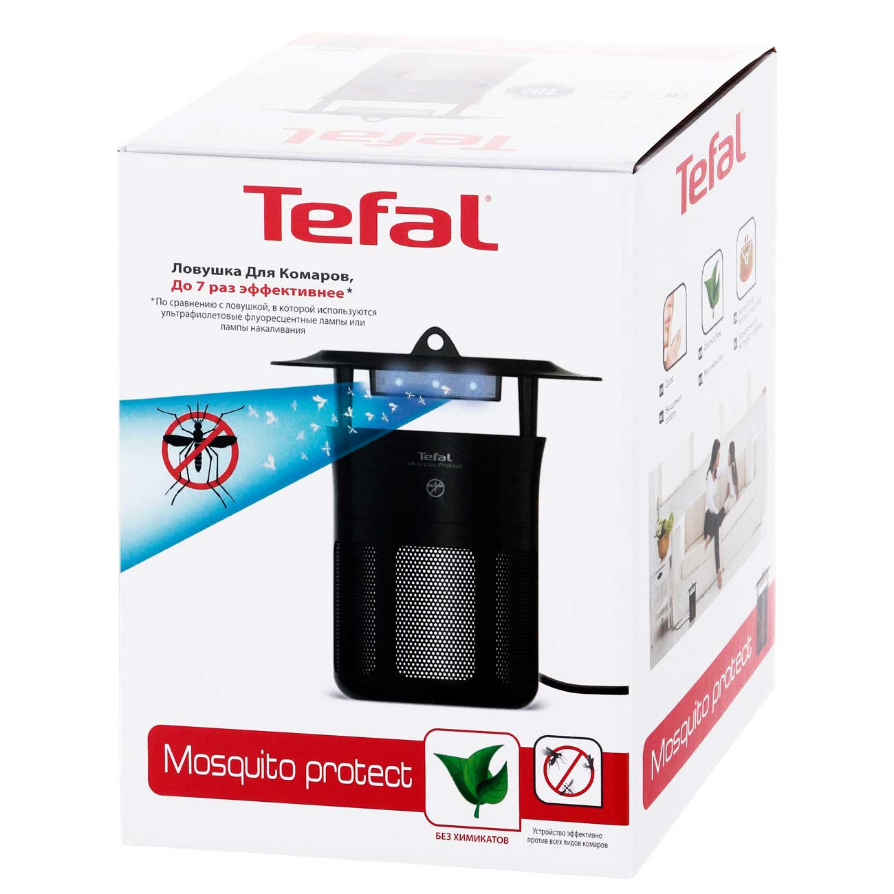 Купить Антимоскитная лампа от насекомых Tefal Mosquito Protect (MN4015F1) в  каталоге интернет магазина М.Видео по выгодной цене с доставкой, отзывы,  фотографии - Москва