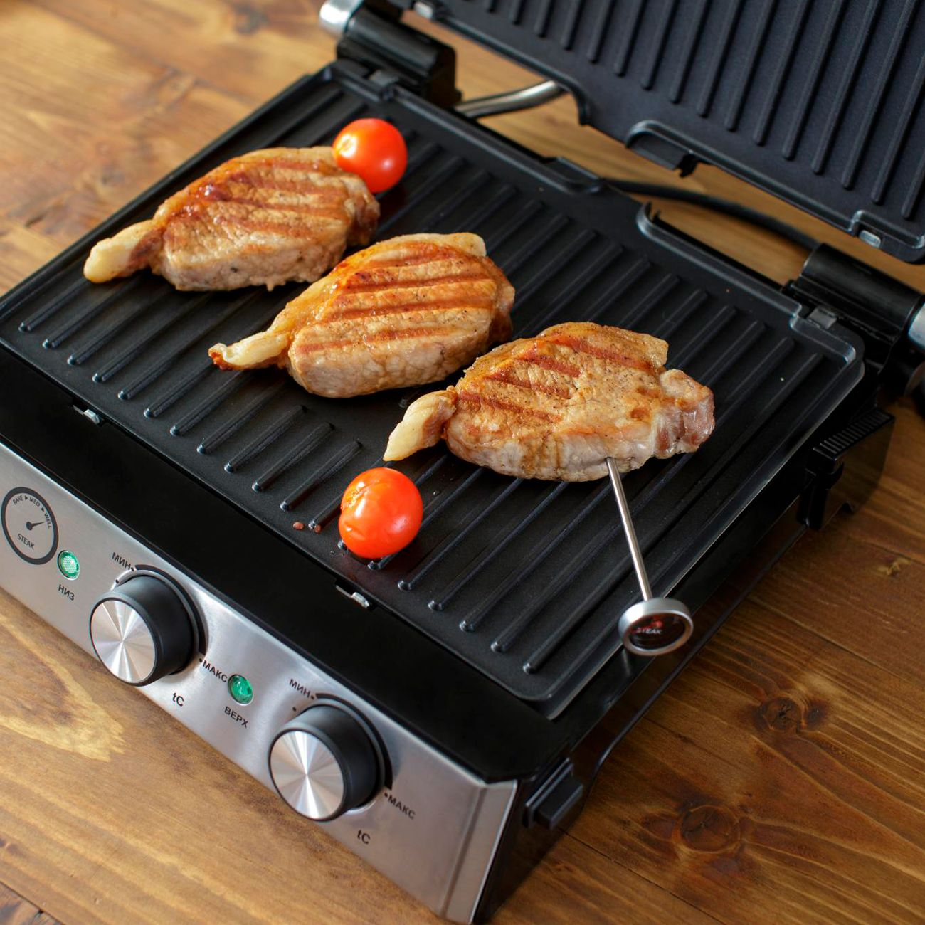 Купить Электрогриль GFGRIL GF-165 PANINI-GRILL-GRIDDLE в каталоге интернет  магазина М.Видео по выгодной цене с доставкой, отзывы, фотографии - Москва