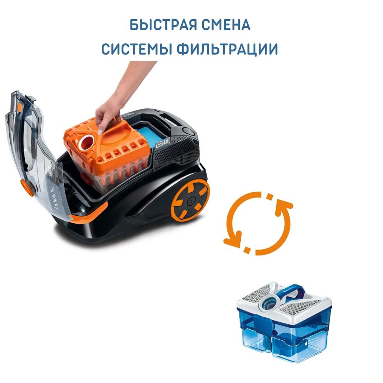 Купить Пылесос моющий Thomas 788598 Drybox Amfibia Pet в каталоге интернет  магазина М.Видео по выгодной цене с доставкой, отзывы, фотографии - Москва