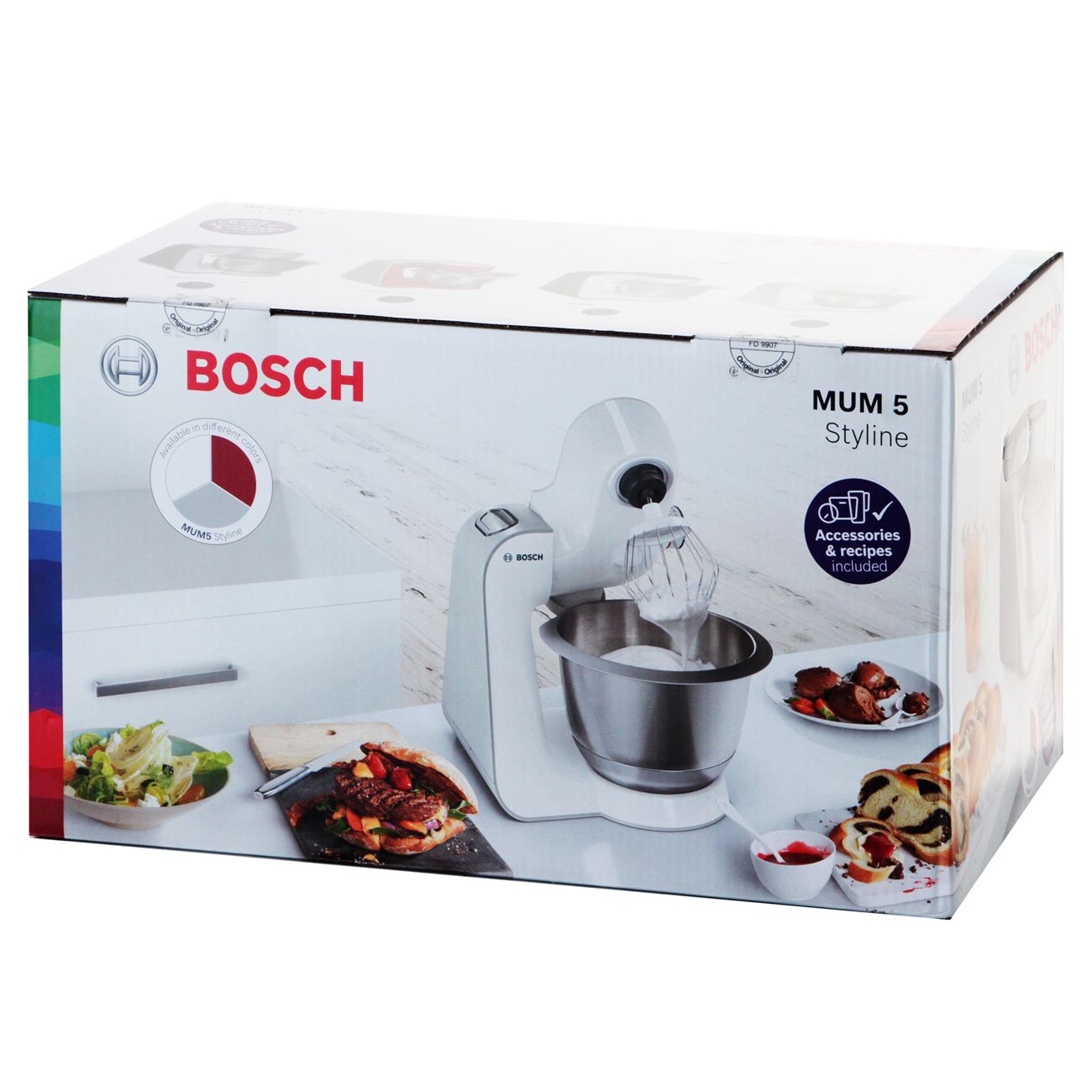 Купить Кухонная машина Bosch Styline MUM52120 в каталоге интернет магазина  М.Видео по выгодной цене с доставкой, отзывы, фотографии - Москва