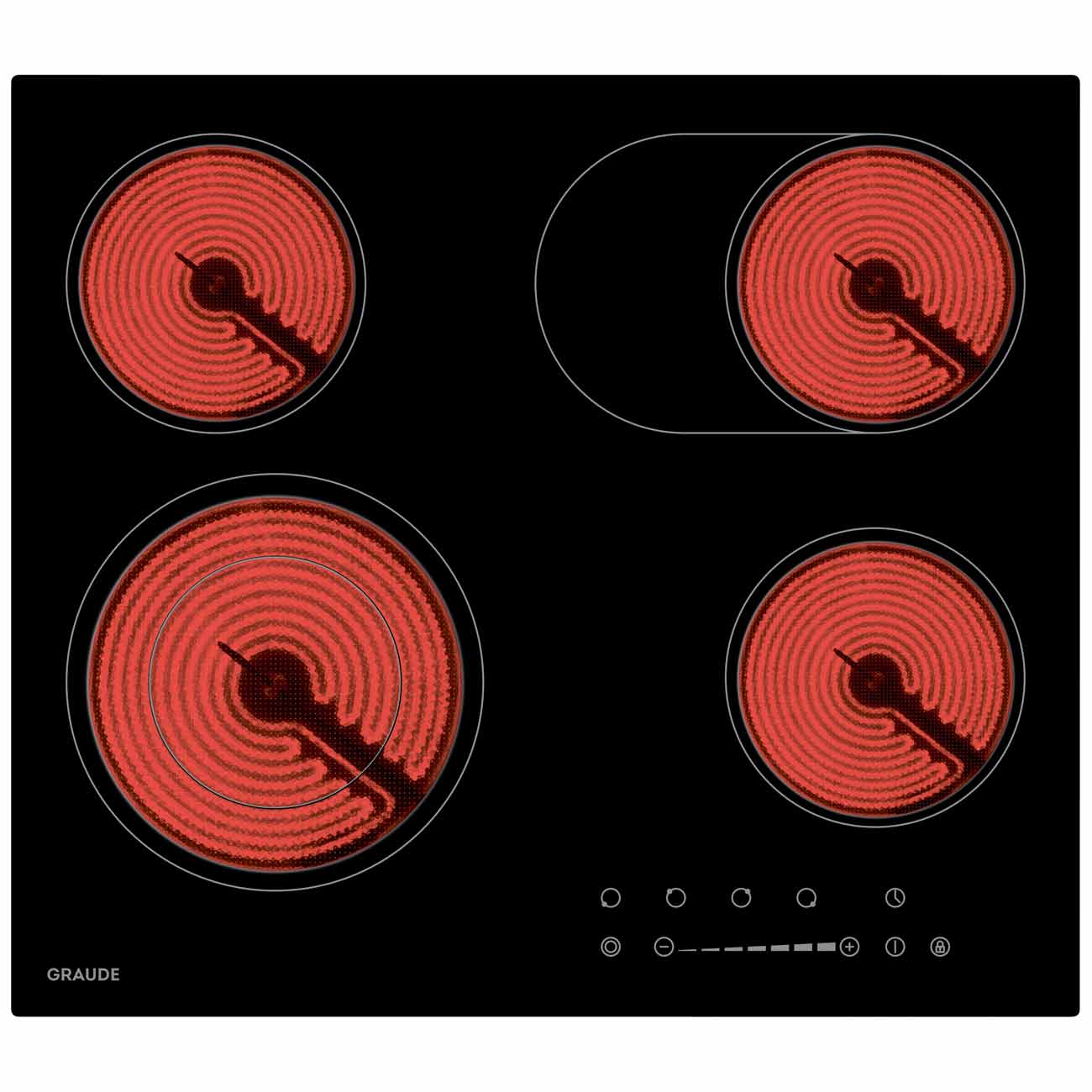 Изображение товара Встраиваемая электрическая панель Graude EK 60.2