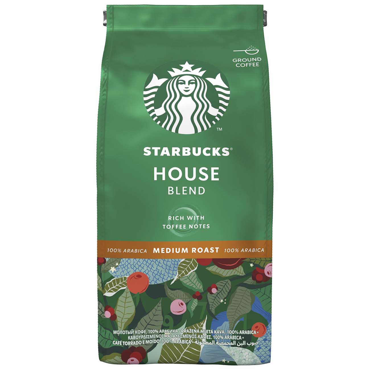 Купить Кофе молотый Starbucks House Blend средняя обжарка, 200 г в каталоге  интернет магазина М.Видео по выгодной цене с доставкой, отзывы, фотографии  - Москва