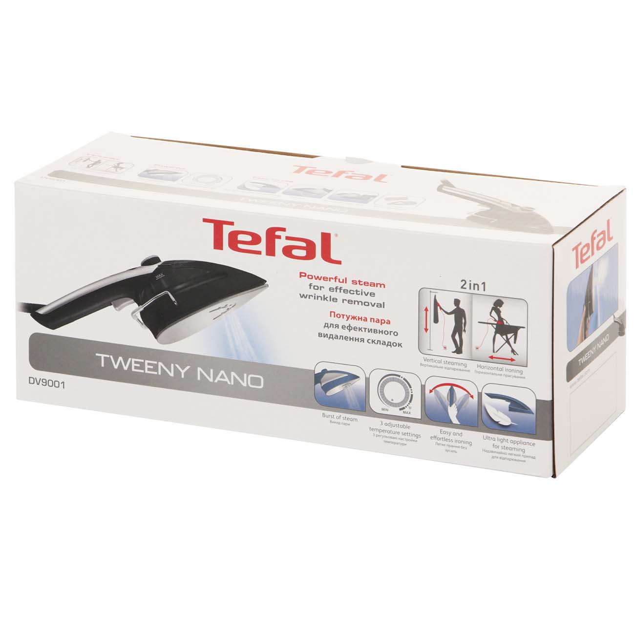 Dv9001e0 ручной отпариватель tefal