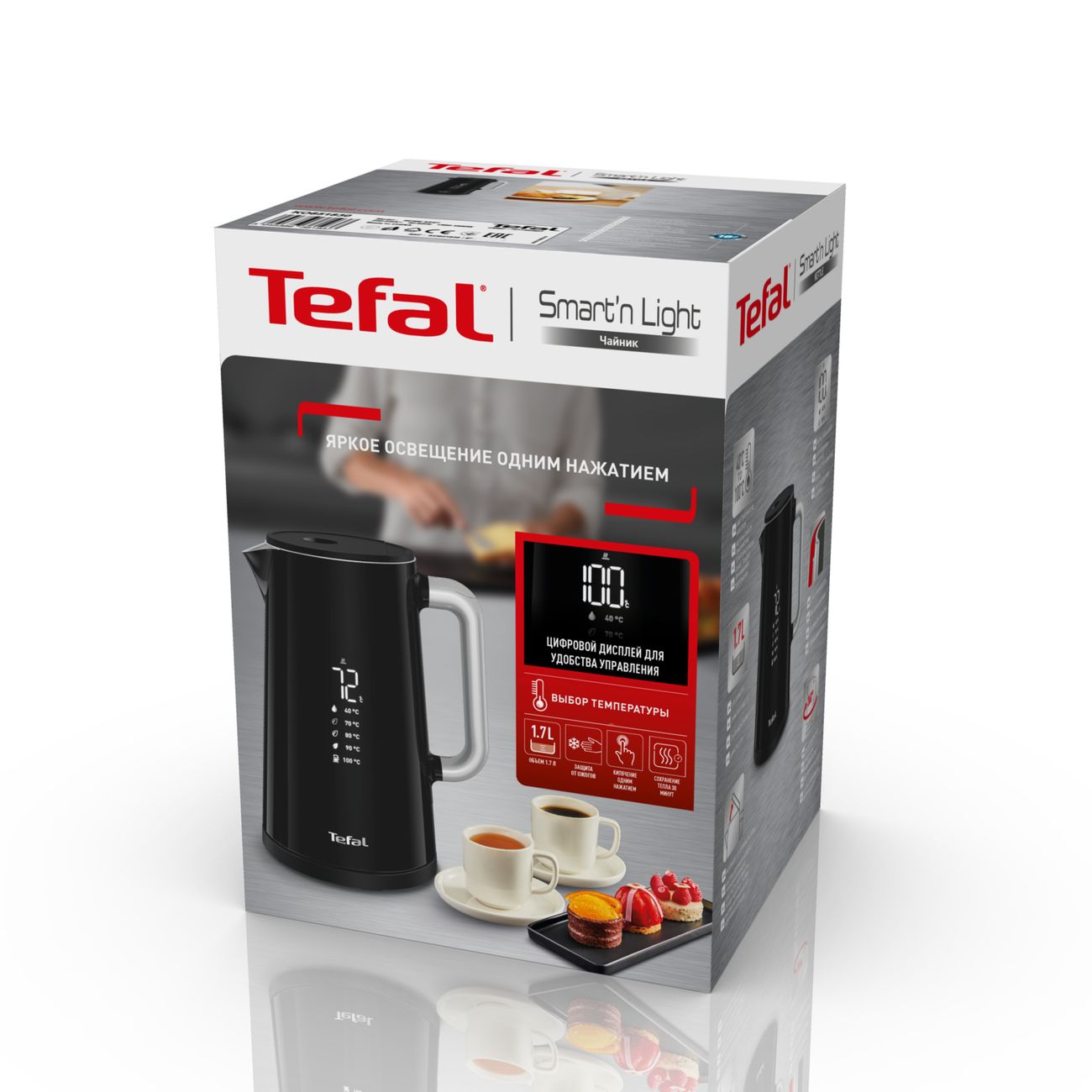 Электрочайник Tefal Smart & Light KO851830