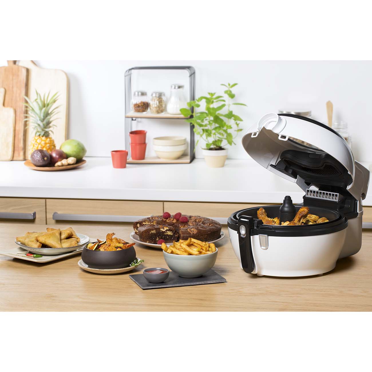 Купить Аэро-фритюрница Tefal ActiFry FZ760030 в каталоге интернет магазина  М.Видео по выгодной цене с доставкой, отзывы, фотографии - Москва