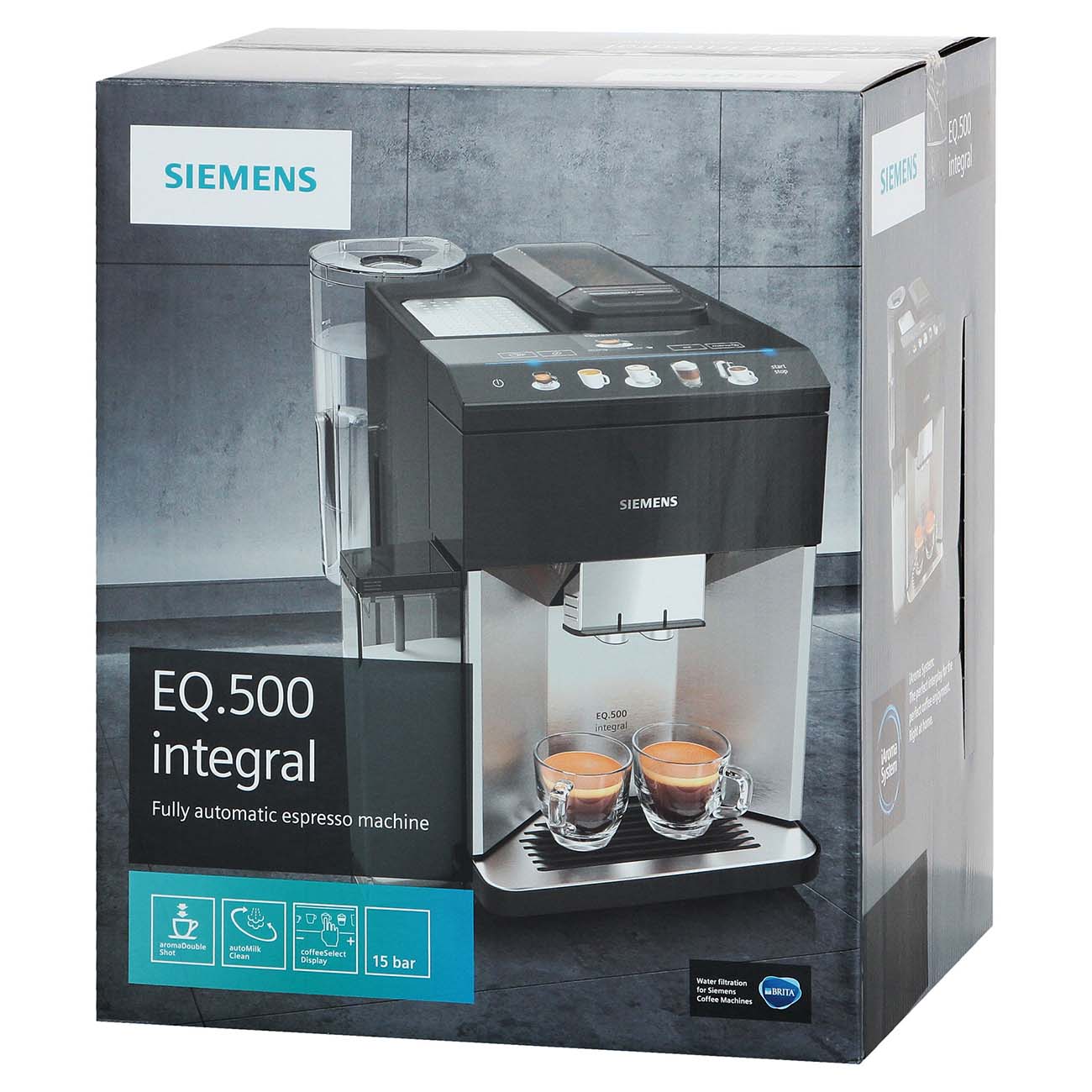 Купить Кофемашина Siemens EQ.500 integral (TQ507R02) в каталоге интернет  магазина М.Видео по выгодной цене с доставкой, отзывы, фотографии - Москва