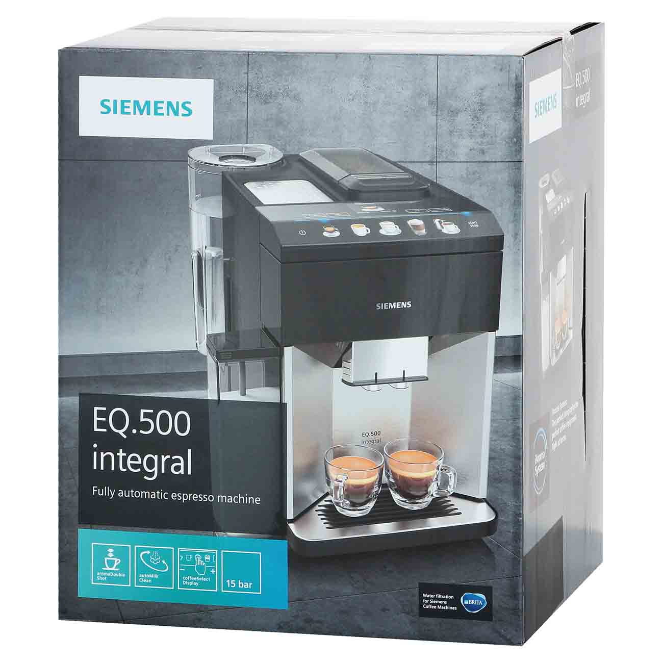 Купить Кофемашина Siemens EQ.500 integral (TQ507R03) в каталоге интернет  магазина М.Видео по выгодной цене с доставкой, отзывы, фотографии - Москва