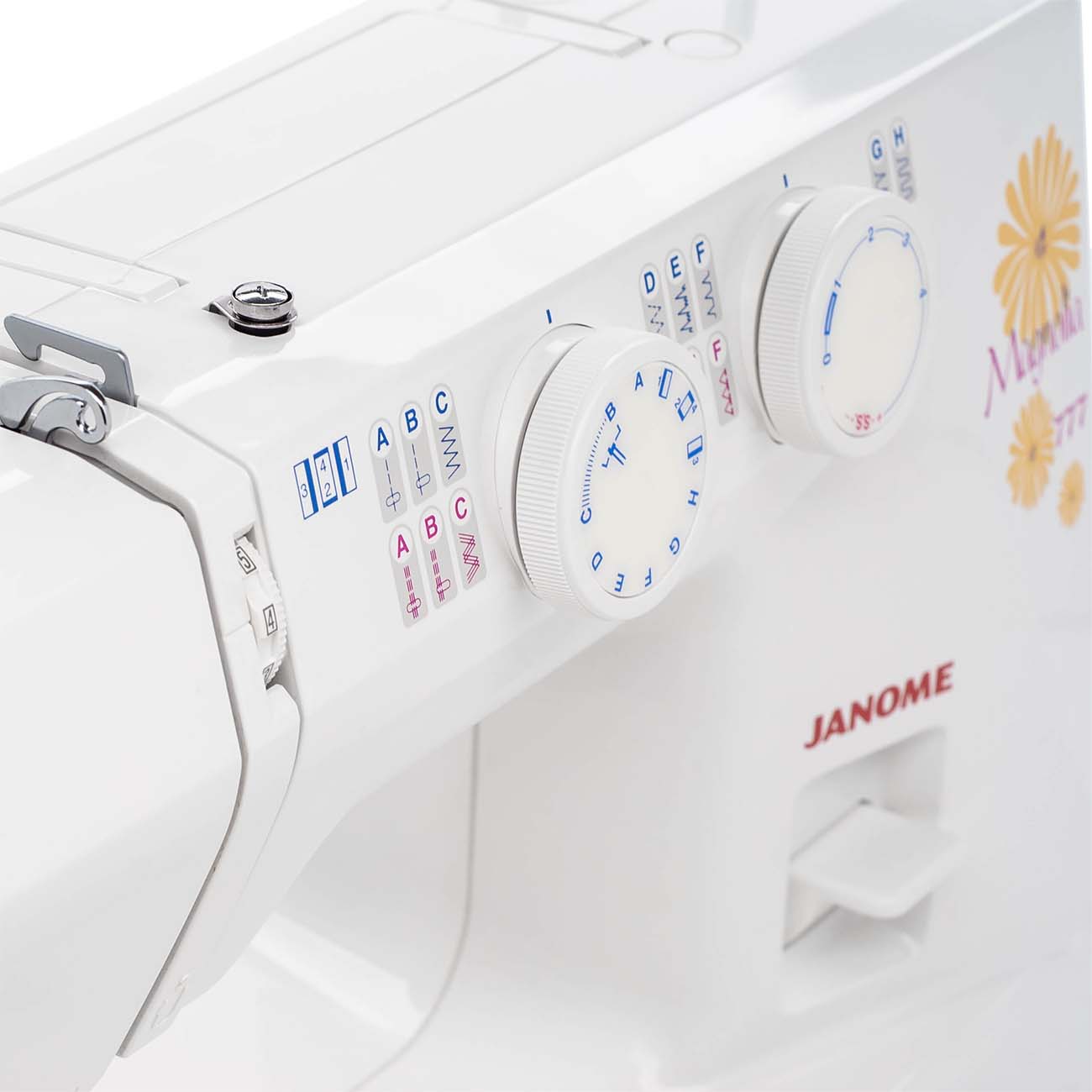 Купить Швейная машина Janome 777 Magnolia в каталоге интернет магазина  М.Видео по выгодной цене с доставкой, отзывы, фотографии - Москва