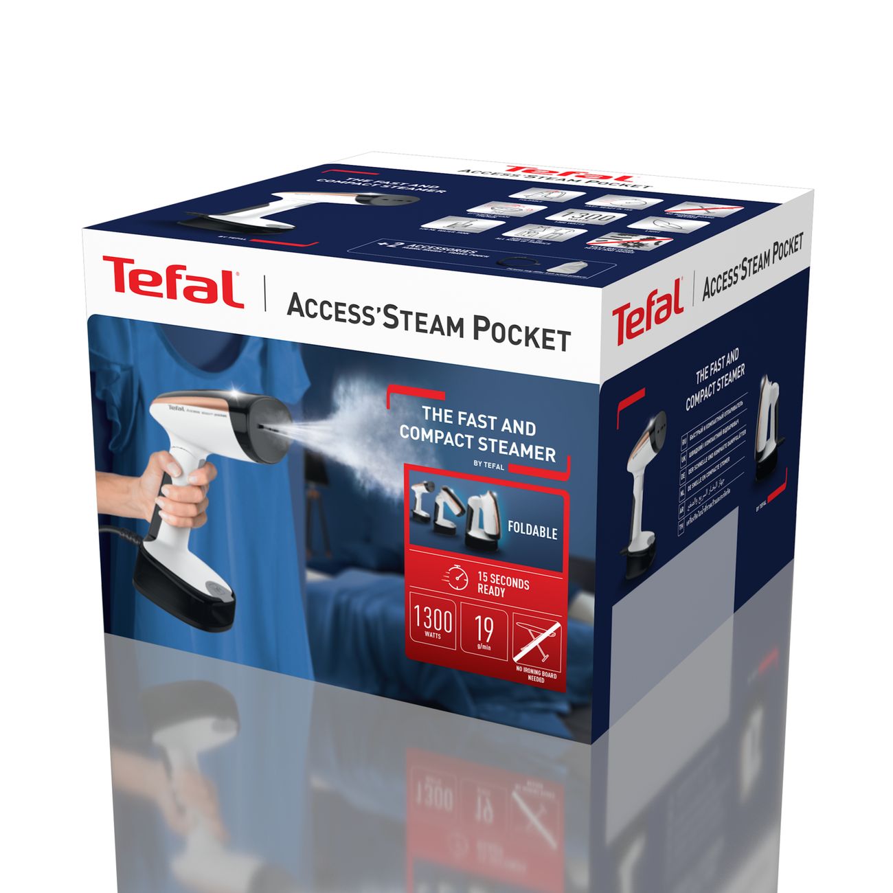 Купить Ручной отпариватель Tefal Access Steam Pocket DT3030E0 в каталоге  интернет магазина М.Видео по выгодной цене с доставкой, отзывы, фотографии  - Москва