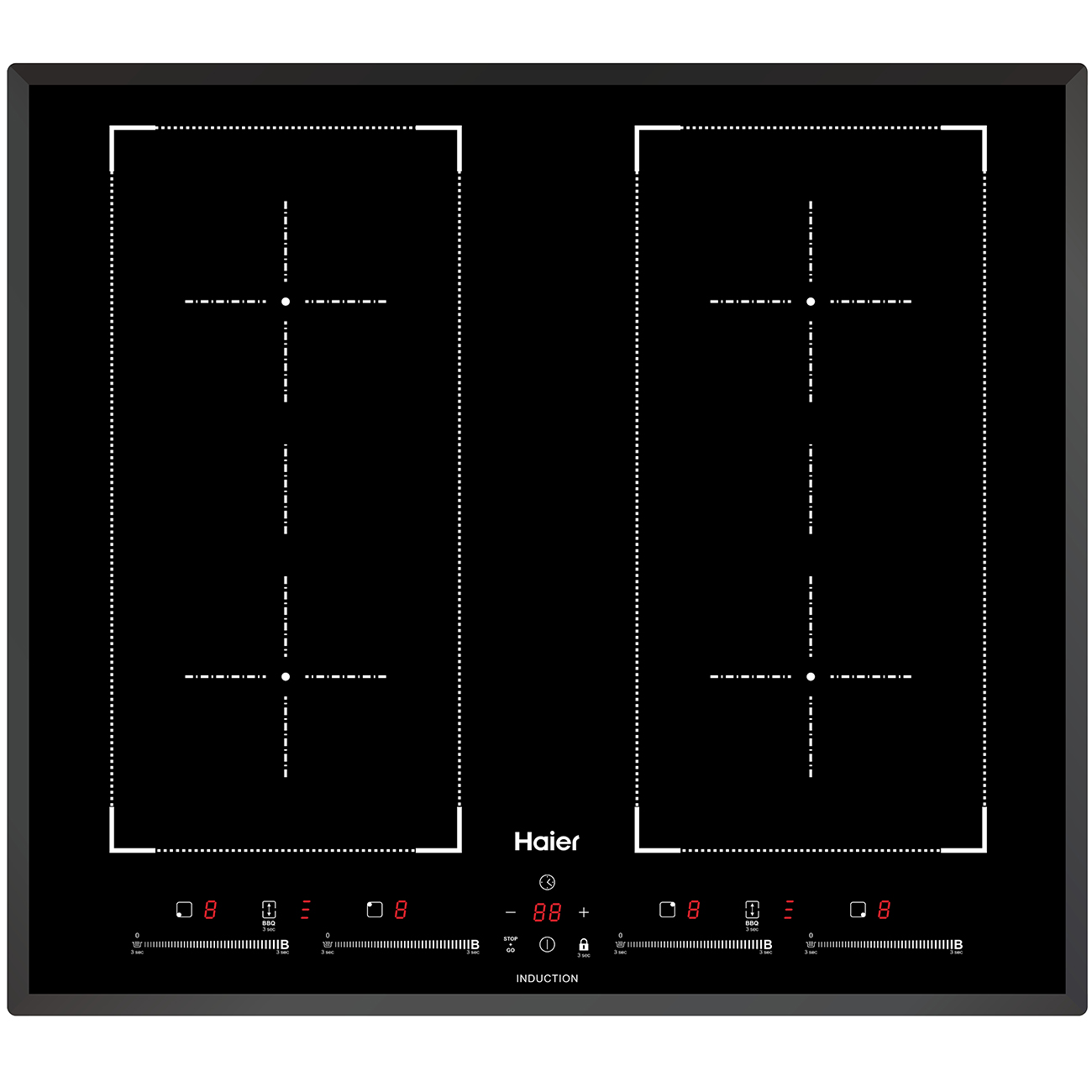 Изображение товара Встраиваемая индукционная панель независимая Haier HHY-Y64FFVB
