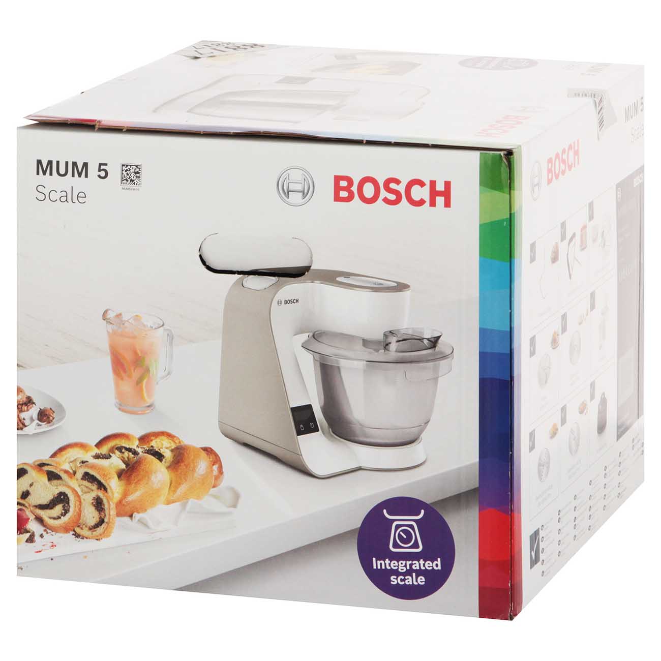 Купить Кухонная машина Bosch MUM5 scale MUM5XW10 в каталоге интернет  магазина М.Видео по выгодной цене с доставкой, отзывы, фотографии - Москва