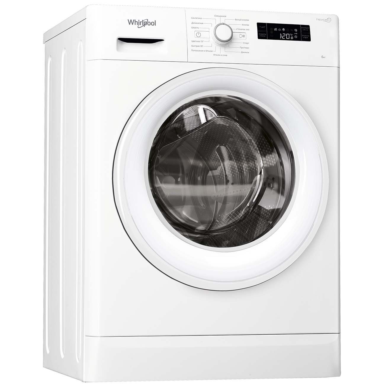 Купить Стиральная машина узкая Whirlpool FWSF61052W RU в каталоге интернет  магазина М.Видео по выгодной цене с доставкой, отзывы, фотографии - Москва