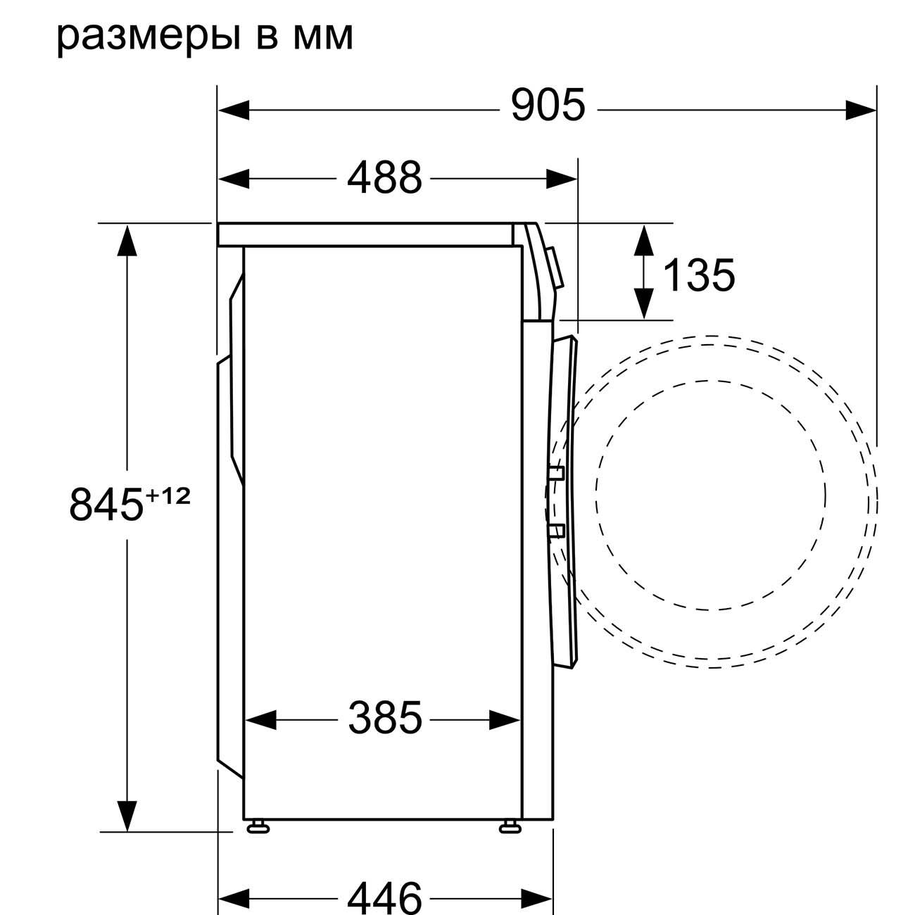 Купить Стиральная машина узкая Bosch Serie 4 PerfectCare WHA122W0OE в  каталоге интернет магазина М.Видео по выгодной цене с доставкой, отзывы,  фотографии - Москва