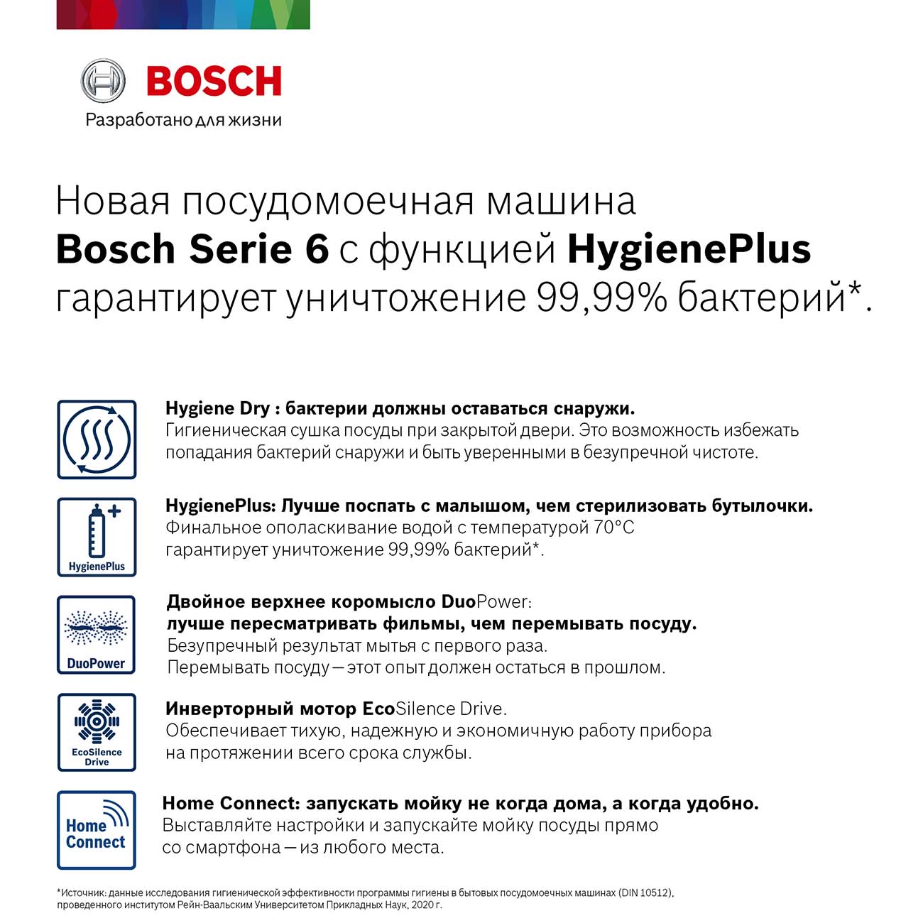 Купить Встраиваемая посудомоечная машина 45 см Bosch Serie 6 Hygiene Dry  SPV6HMX2MR в каталоге интернет магазина М.Видео по выгодной цене с  доставкой, отзывы, фотографии - Москва