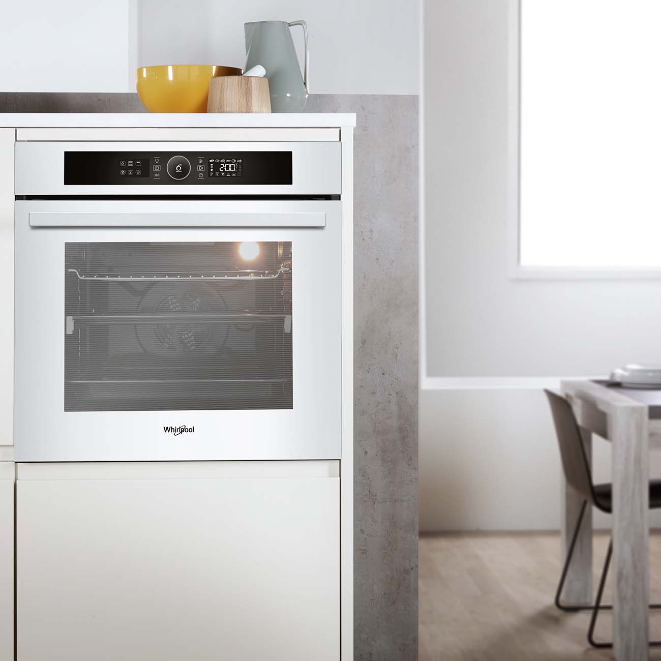 Купить Электрический духовой шкаф Whirlpool OAKZ9 7921 CS WH в каталоге  интернет магазина М.Видео по выгодной цене с доставкой, отзывы, фотографии  - Москва