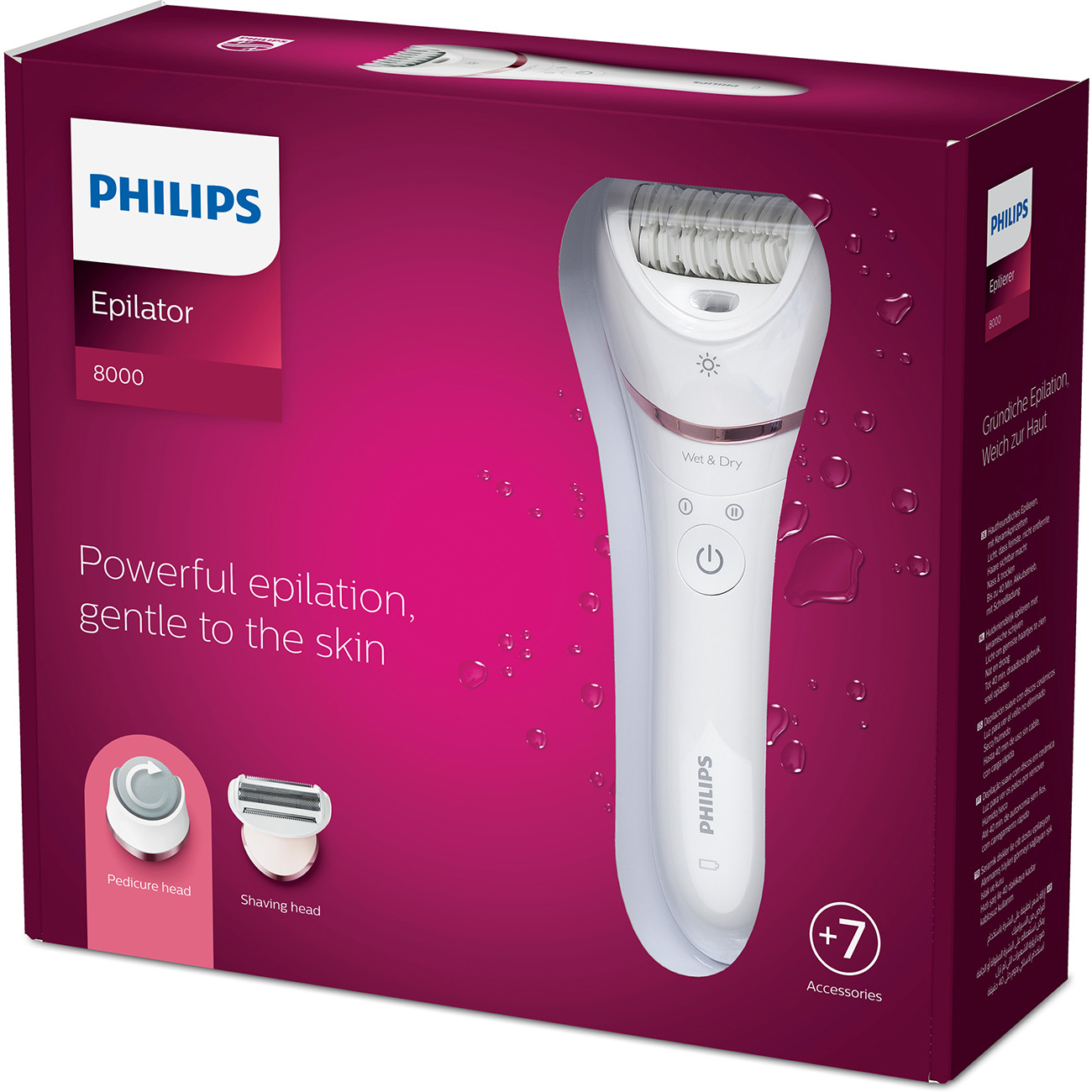 Купить Эпилятор Philips BRE730/10 в каталоге интернет магазина М.Видео по  выгодной цене с доставкой, отзывы, фотографии - Москва