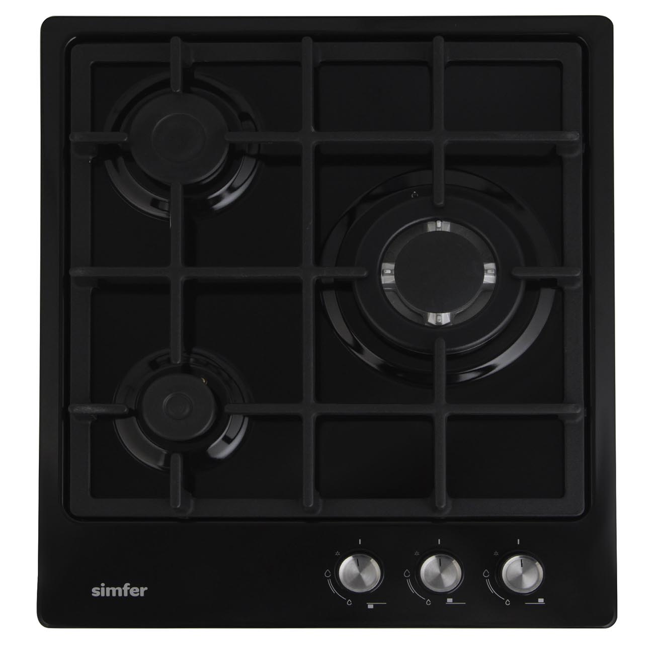 Изображение товара Встраиваемая газовая панель независимая Simfer H45V35B555 черная