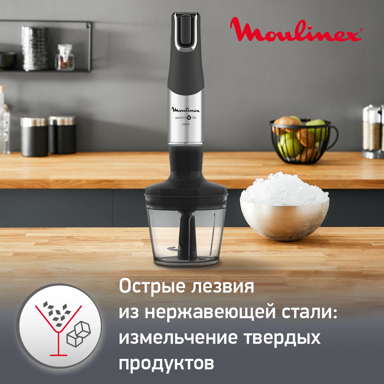 Погружной блендер Moulinex InfinyForce Pro DD95KD10