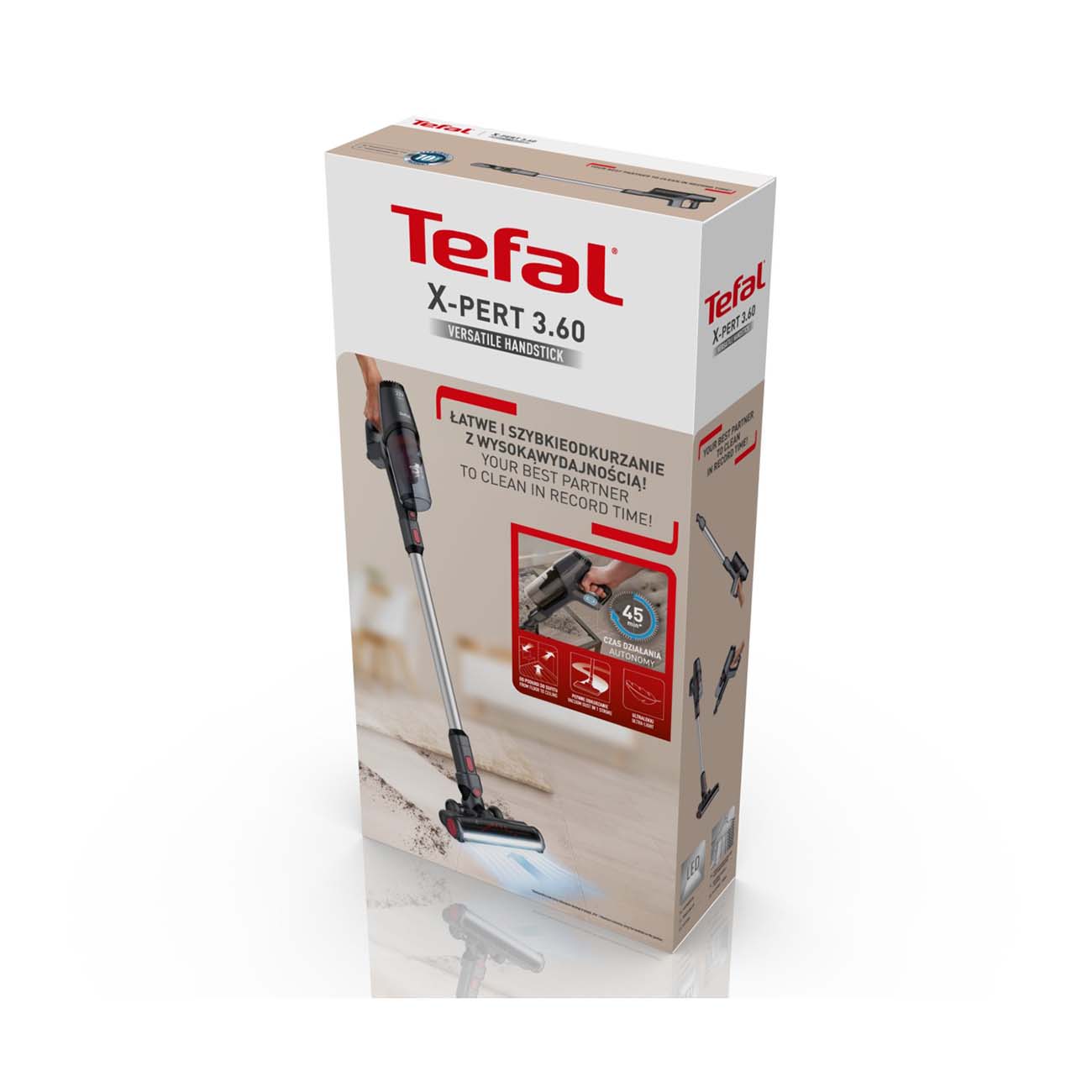 Пылесос ручной (handstick) Tefal X-PERT 3.60 Versatile Handstick TY6933WO