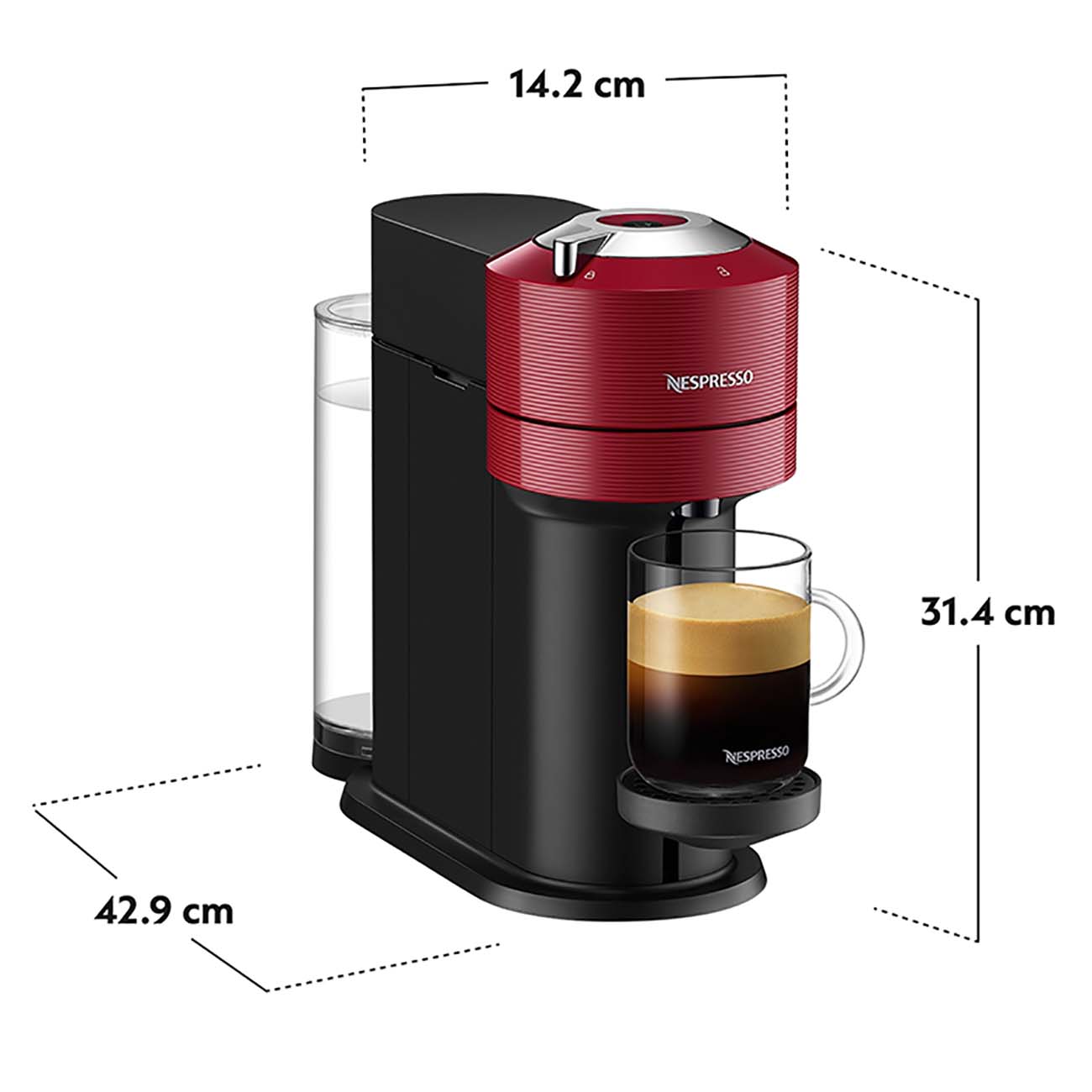 Купить Кофемашина капсульного типа Nespresso Vertuo Next GCV1 Cherry Red в  каталоге интернет магазина М.Видео по выгодной цене с доставкой, отзывы,  фотографии - Москва