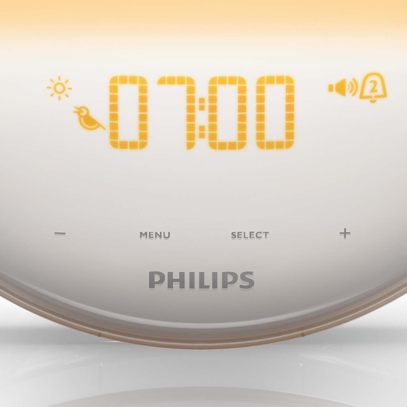 Купить Световой будильник Philips Wake-up Light HF3521/70 в каталоге  интернет магазина М.Видео по выгодной цене с доставкой, отзывы, фотографии  - Москва