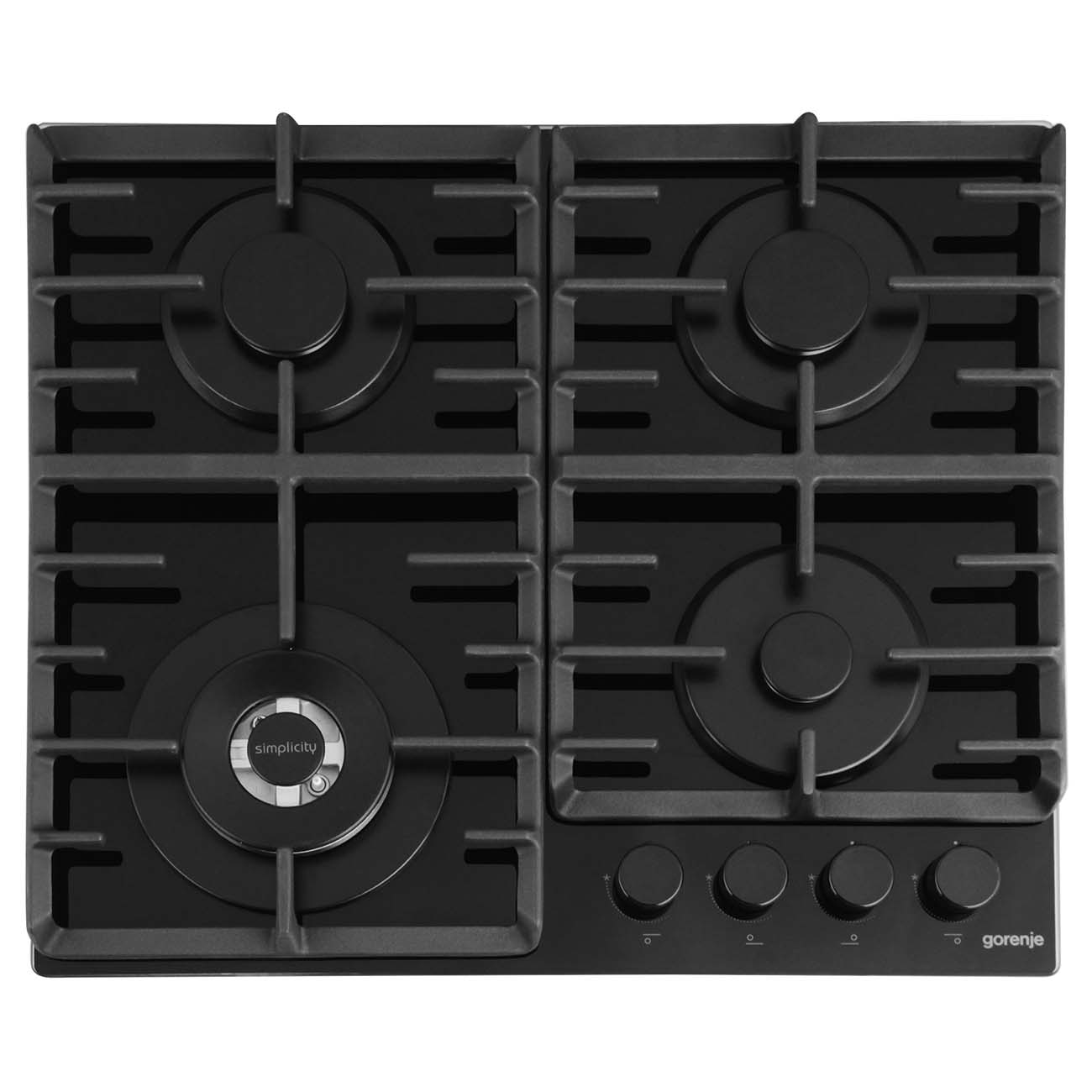 Изображение товара Встраиваемая газовая панель независимая Gorenje GTW642SYB черная