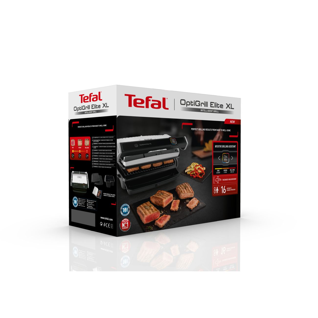 Купить Электрогриль Tefal Optigrill Elite XL GC760D30 в каталоге интернет  магазина М.Видео по выгодной цене с доставкой, отзывы, фотографии - Москва