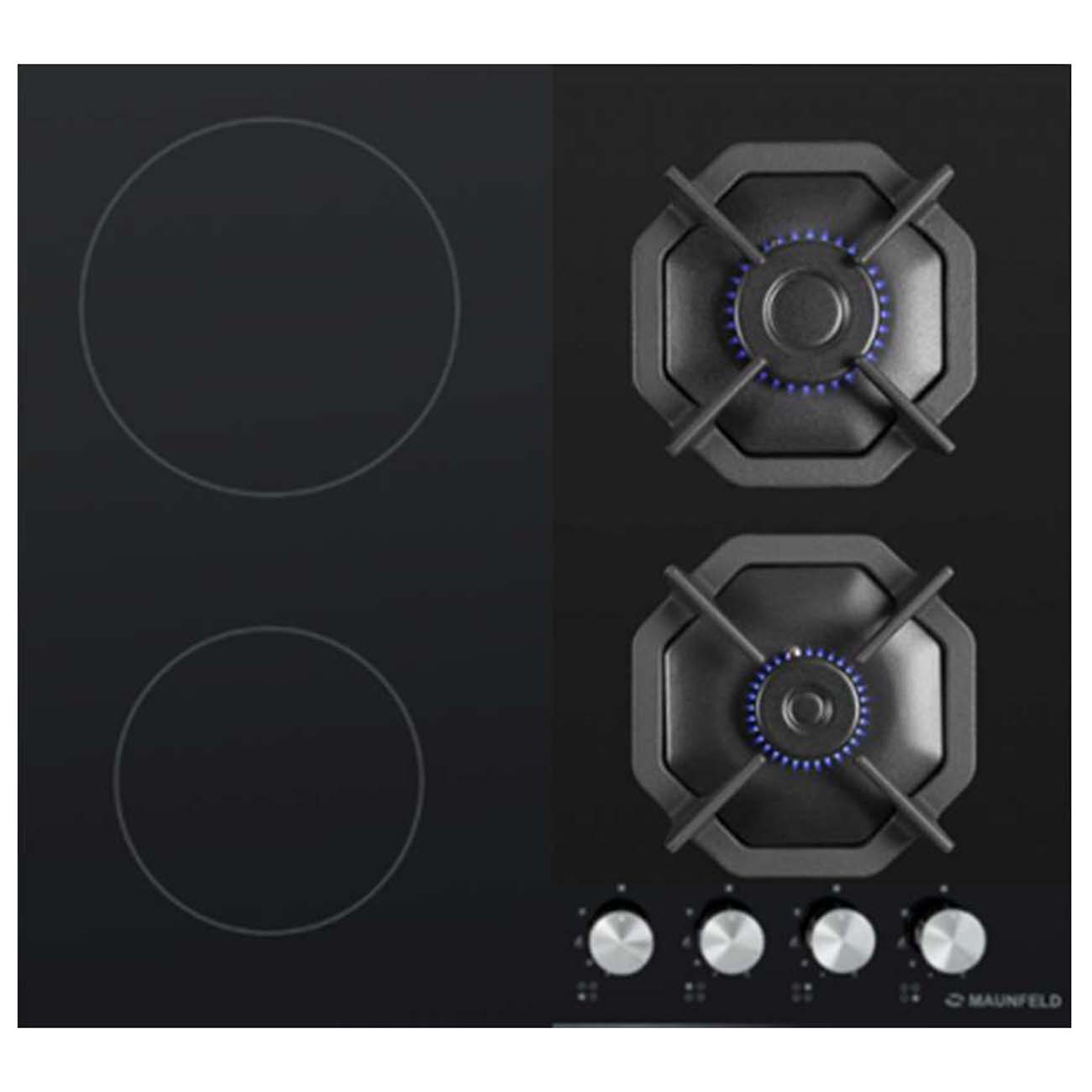 Изображение товара Встраиваемая комбинированная панель Maunfeld EEHG.642VC.2CB/KG