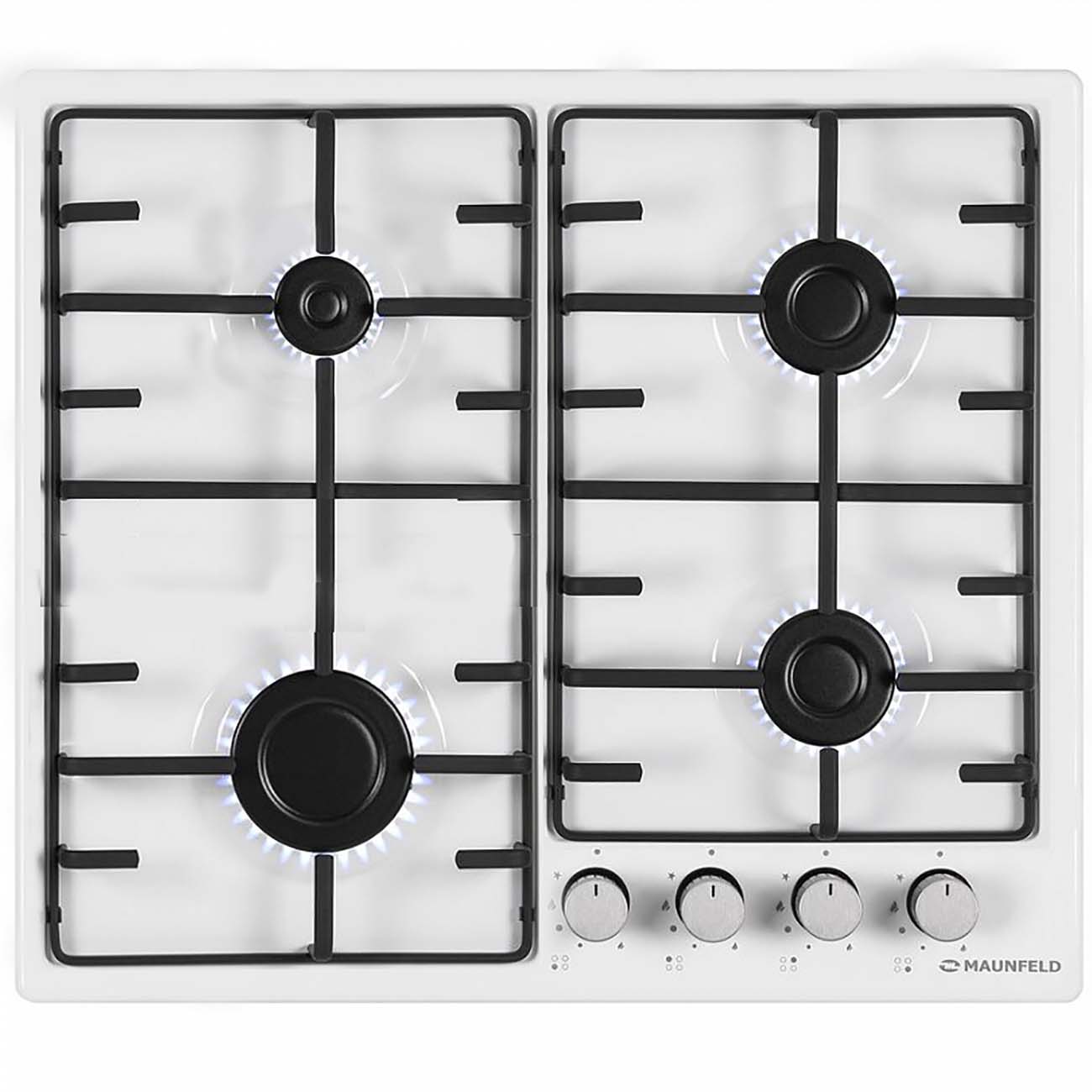 Изображение товара Встраиваемая газовая панель независимая Maunfeld EGHE.64.3STS-EW