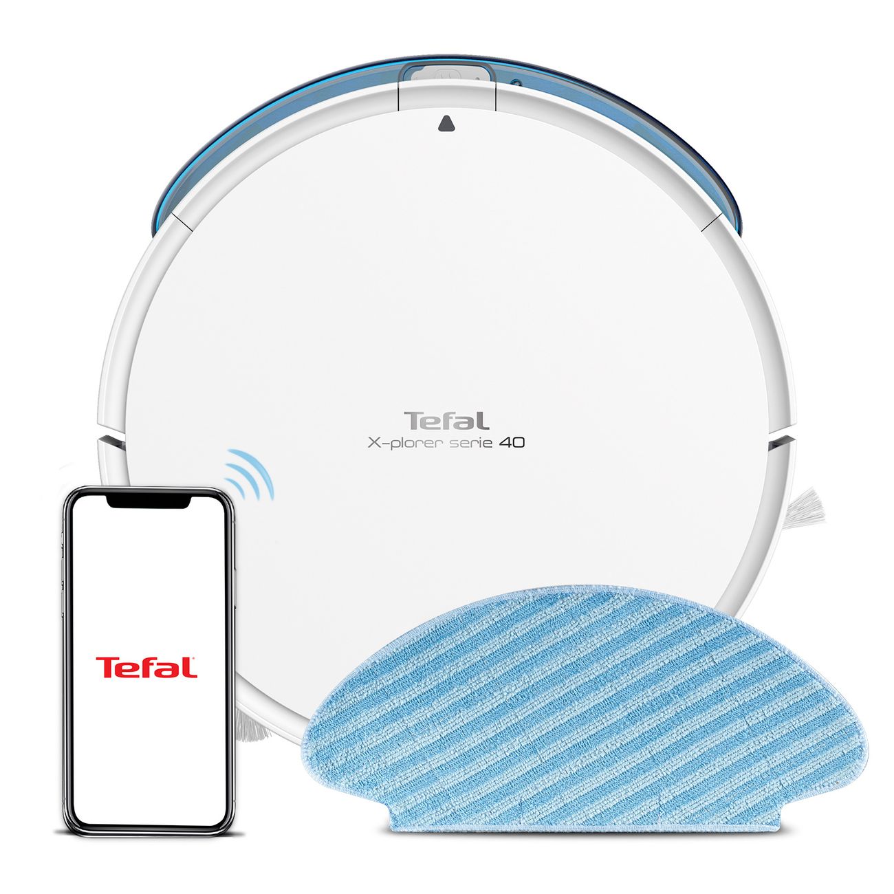 Купить Робот-пылесос Tefal X-PLORER SERIE 40 RG7267WH в каталоге интернет  магазина М.Видео по выгодной цене с доставкой, отзывы, фотографии - Москва