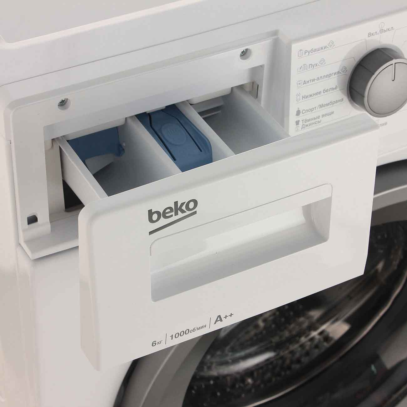 Купить Стиральная машина узкая Beko WSDN63512ZSW в каталоге интернет  магазина М.Видео по выгодной цене с доставкой, отзывы, фотографии - Москва