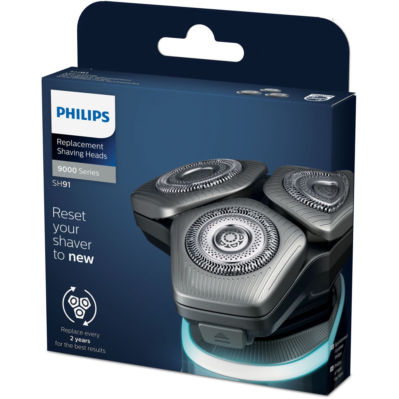 Купить Бритвенные головки Philips Series 9000 and SP900 SH91/50, 3 шт в  каталоге интернет магазина М.Видео по выгодной цене с доставкой, отзывы,  фотографии - Москва