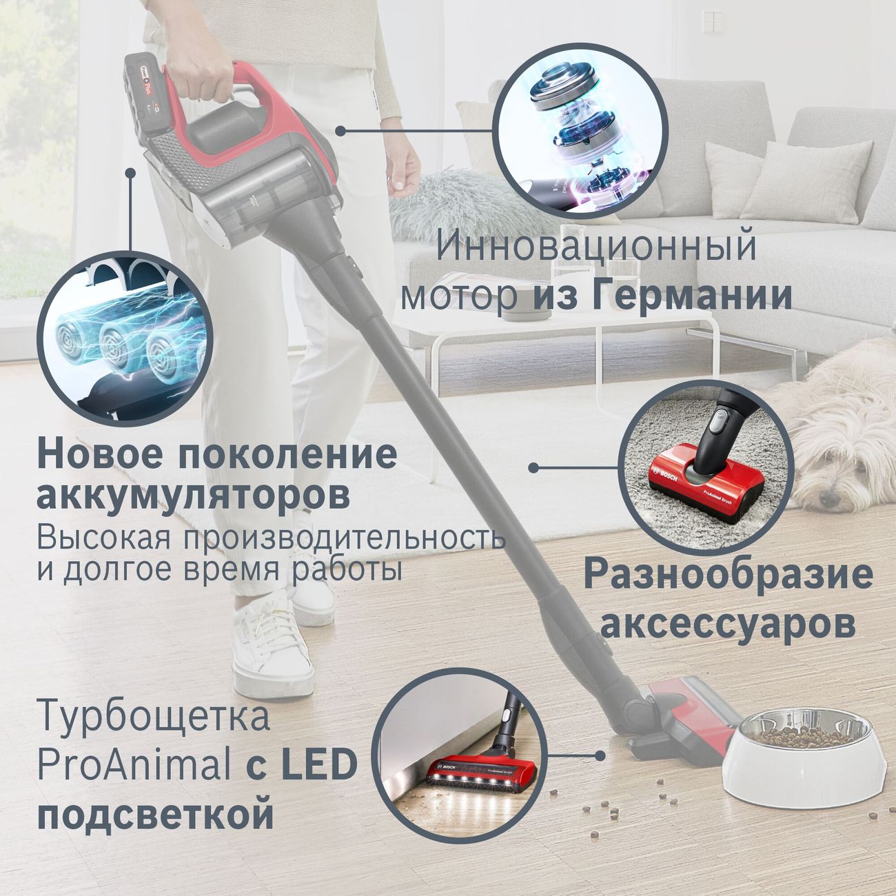 Купить Аккумуляторный пылесос Bosch Unlimited 8 Gen2 ProAnimal BBS8214PET в  каталоге интернет магазина М.Видео по выгодной цене с доставкой, отзывы,  фотографии - Москва