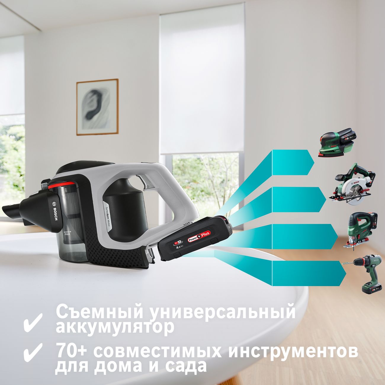 Купить Аккумуляторный пылесос Bosch Unlimited 8 Gen2 BCS8224WA в каталоге  интернет магазина М.Видео по выгодной цене с доставкой, отзывы, фотографии  - Москва