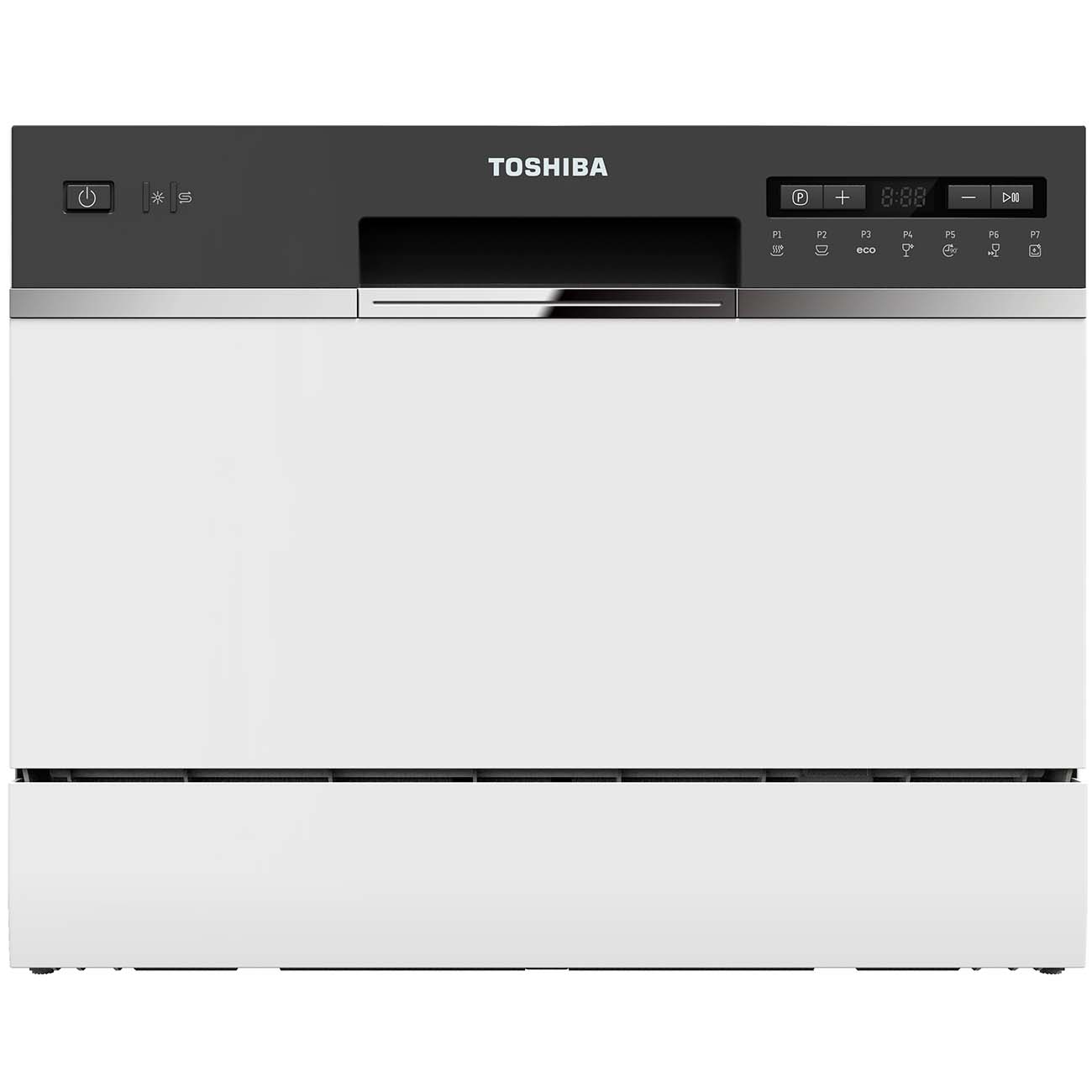 Посудомоечная машина компактная Toshiba DW-06T1(W)-RU белая