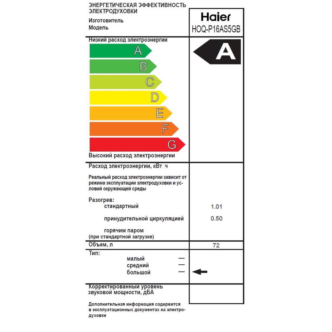 Электрический духовой шкаф Haier HOQ-P16AS5GB