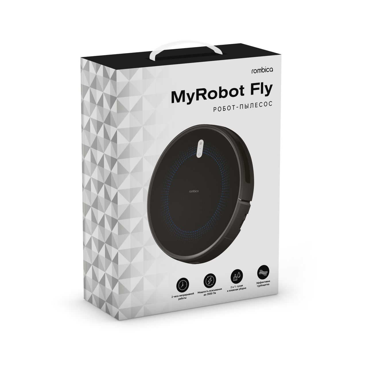 Купить Робот-пылесос Rombica MyRobot Fly (HWT1D301) в каталоге интернет  магазина М.Видео по выгодной цене с доставкой, отзывы, фотографии - Москва